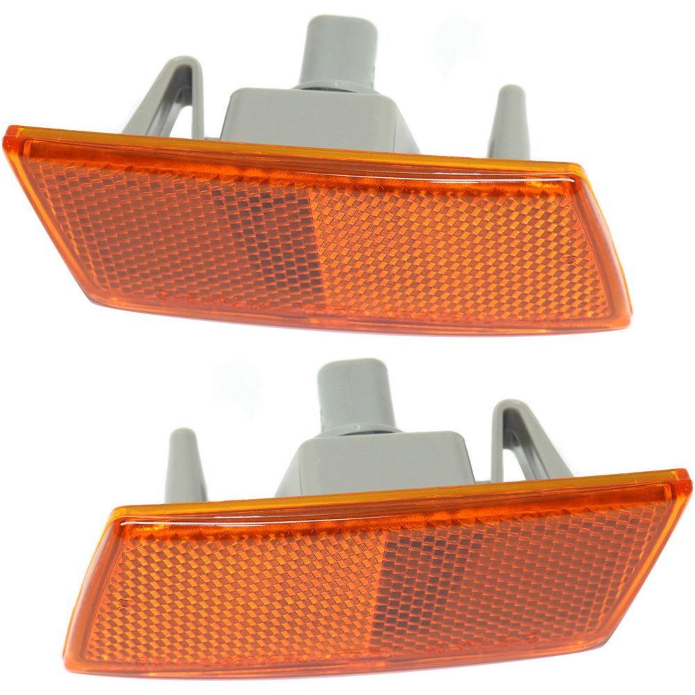 Evan-Fischer Side Marker Lamp compatible with Chrysler 300 05-10 Front Right and Left Set of 2 Assembly