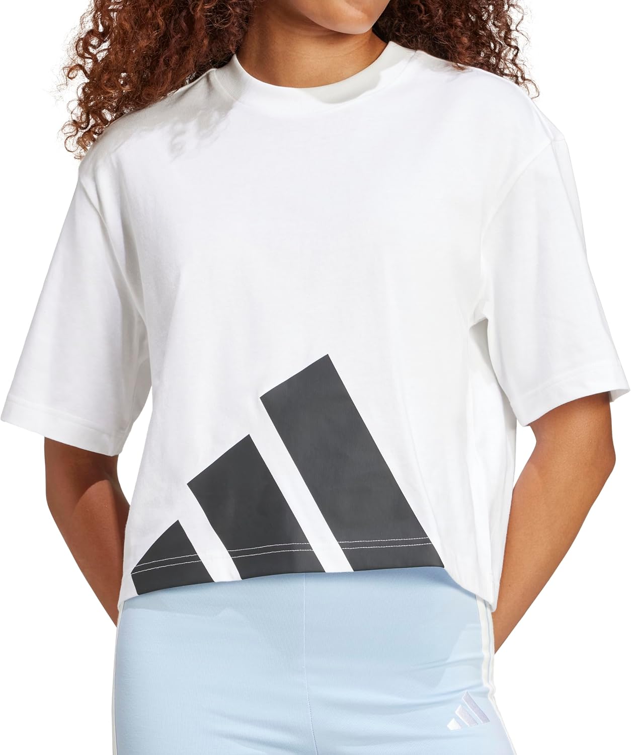 Adidas Womens Essentials Big Logo Boyfriend T-Shirt - Image 4
