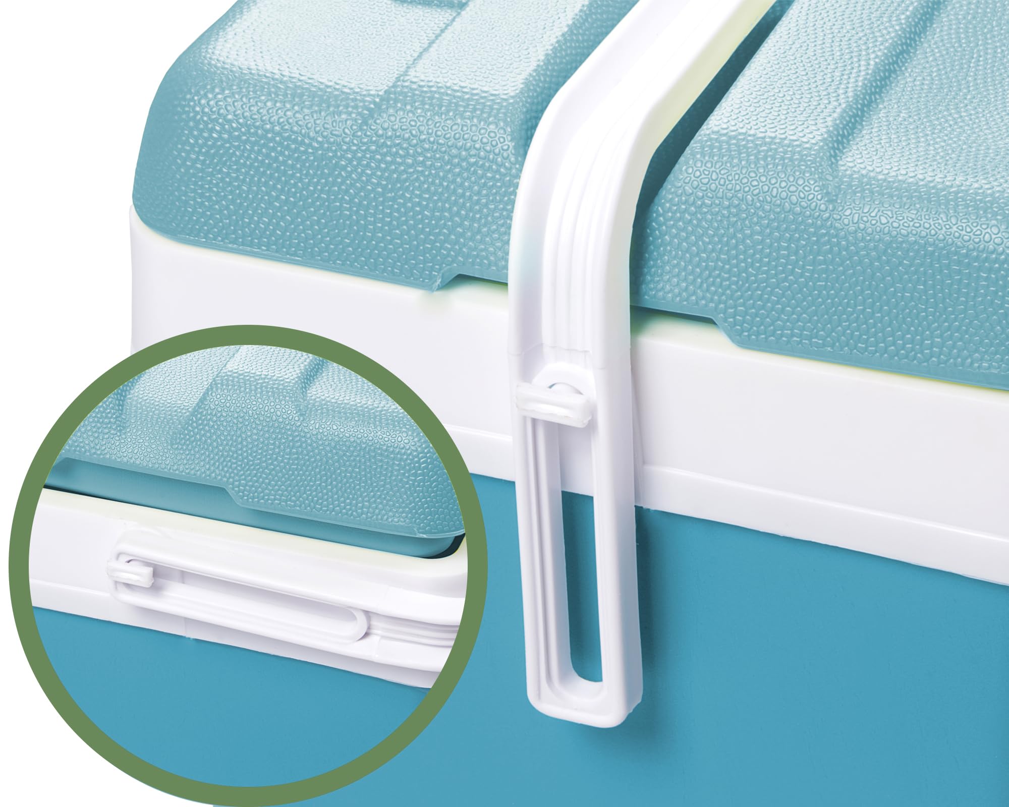 Ondis24 Glacière Promotion Bleu/vert Sac isotherme pour camping et pique-nique en plastique