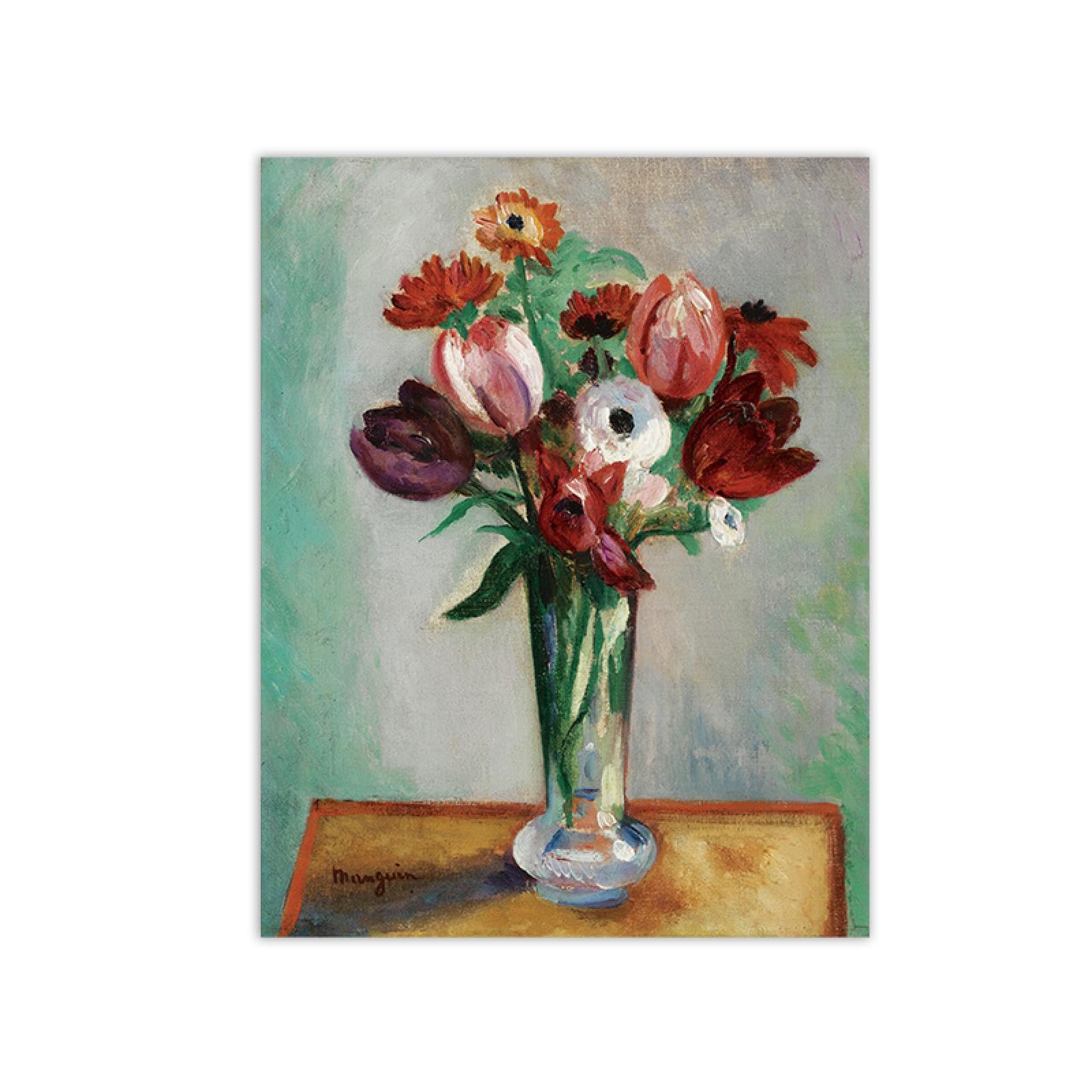 Henri Manguin、【Fleurs dans un Vase】 Wildflowers (Floral Still Life) - Henri Manguin