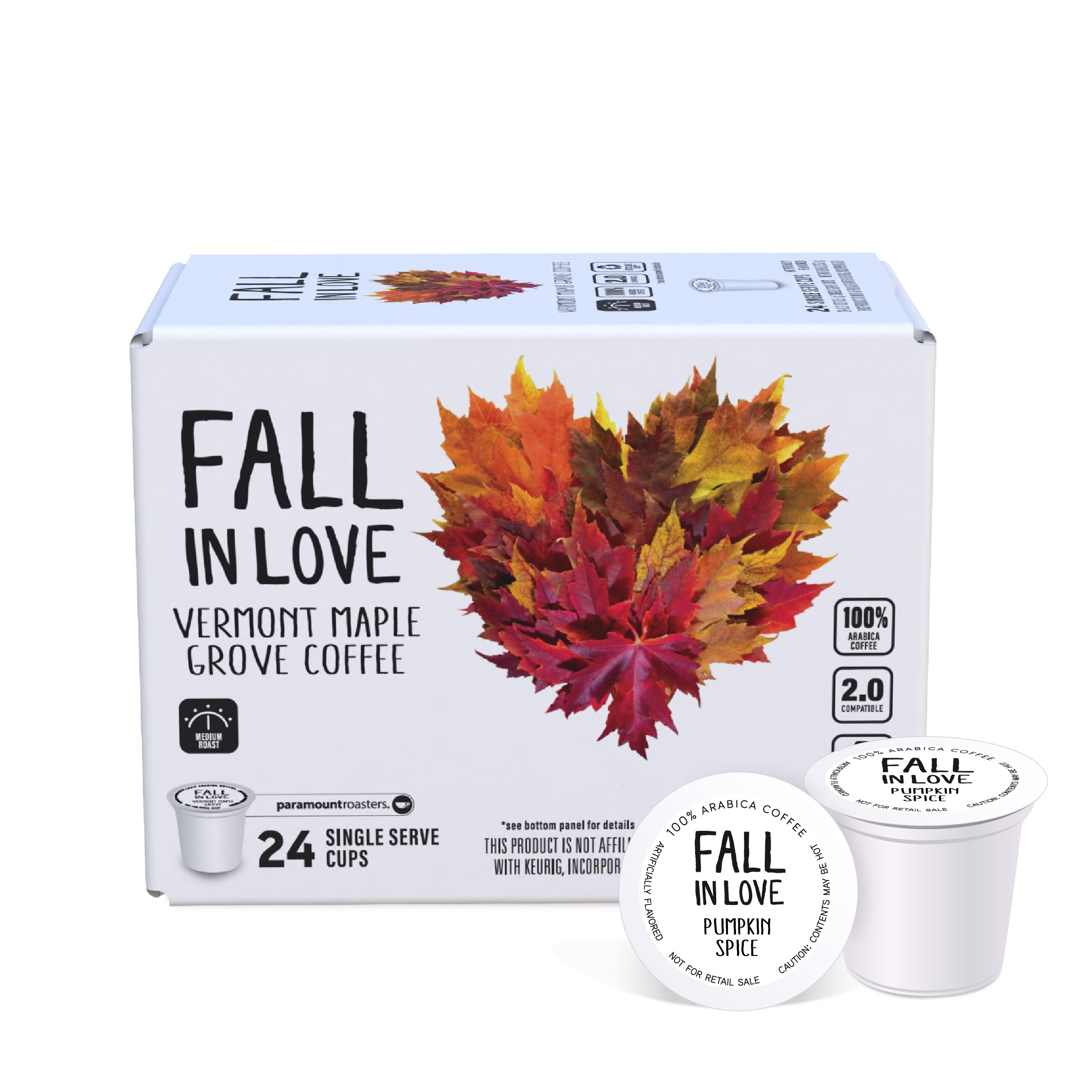 Amazon.com: Fall in Love Vermont Maple Grove, Single Serve Cups by