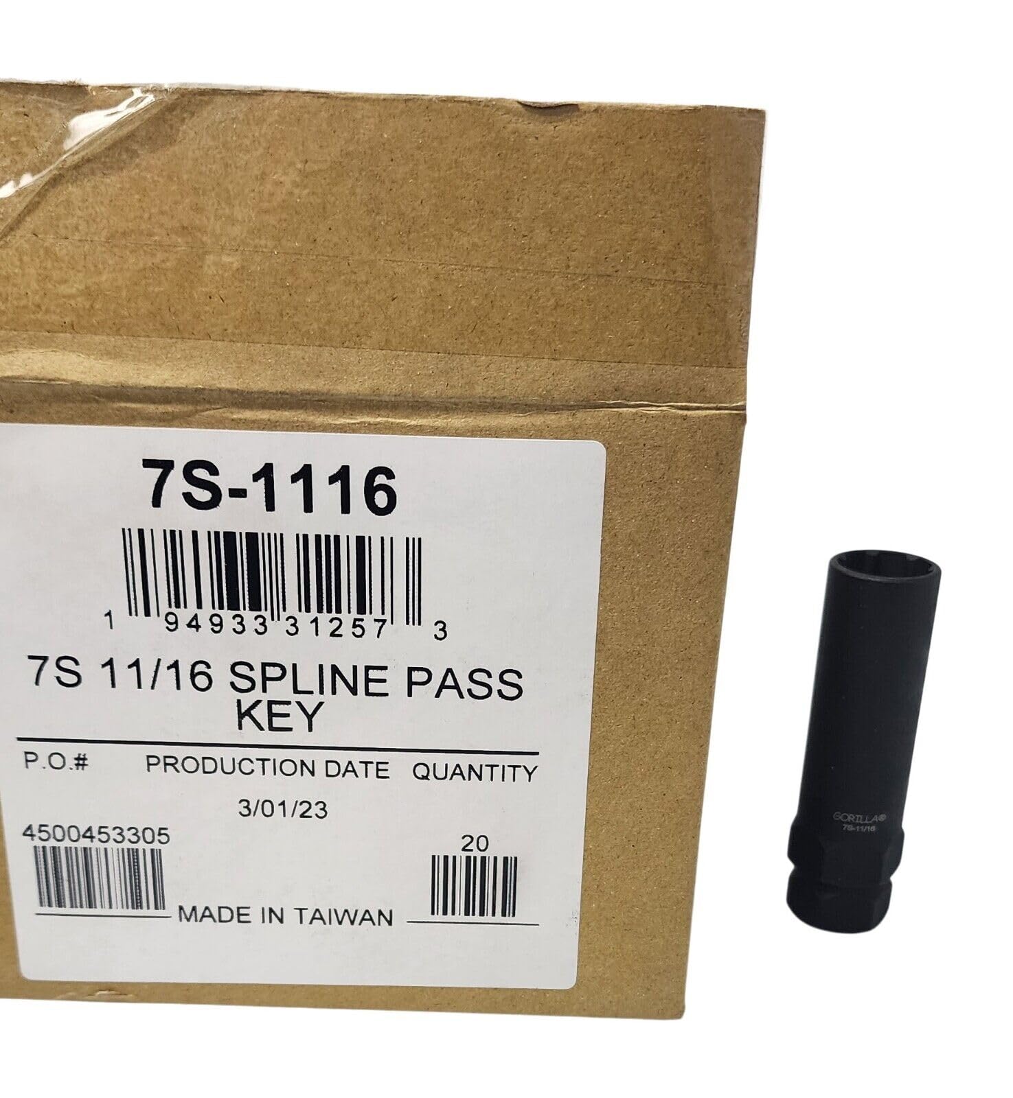 Amazon.com: Gorilla Automotive 7S-1116 7S 11/16 Spline Passenger
