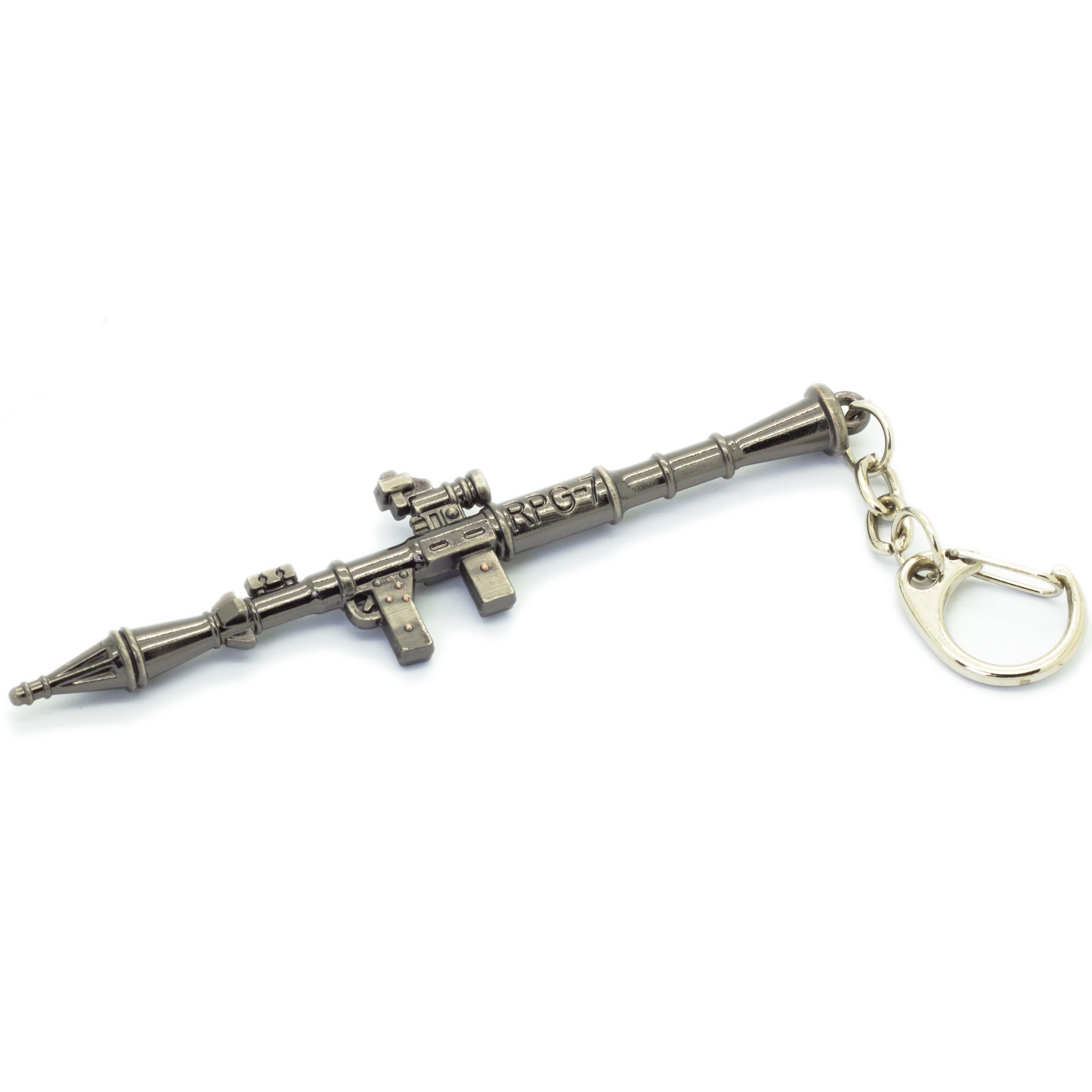 Fat-catz-copy-catz Mini RPG-7 Rocket-Propelled Grenade Launcher Metal Model Keyring Keychain Pendant
