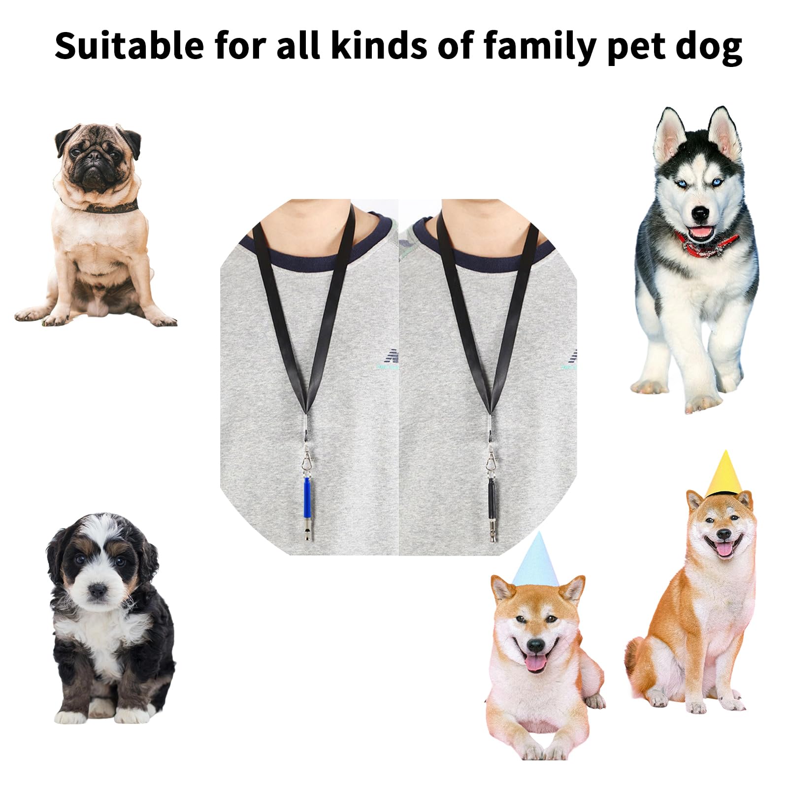 Bailinks Professional Ultrasonic Dog Whistle Set-Adjustable Frequency for Effective Training and Recall - Image 4