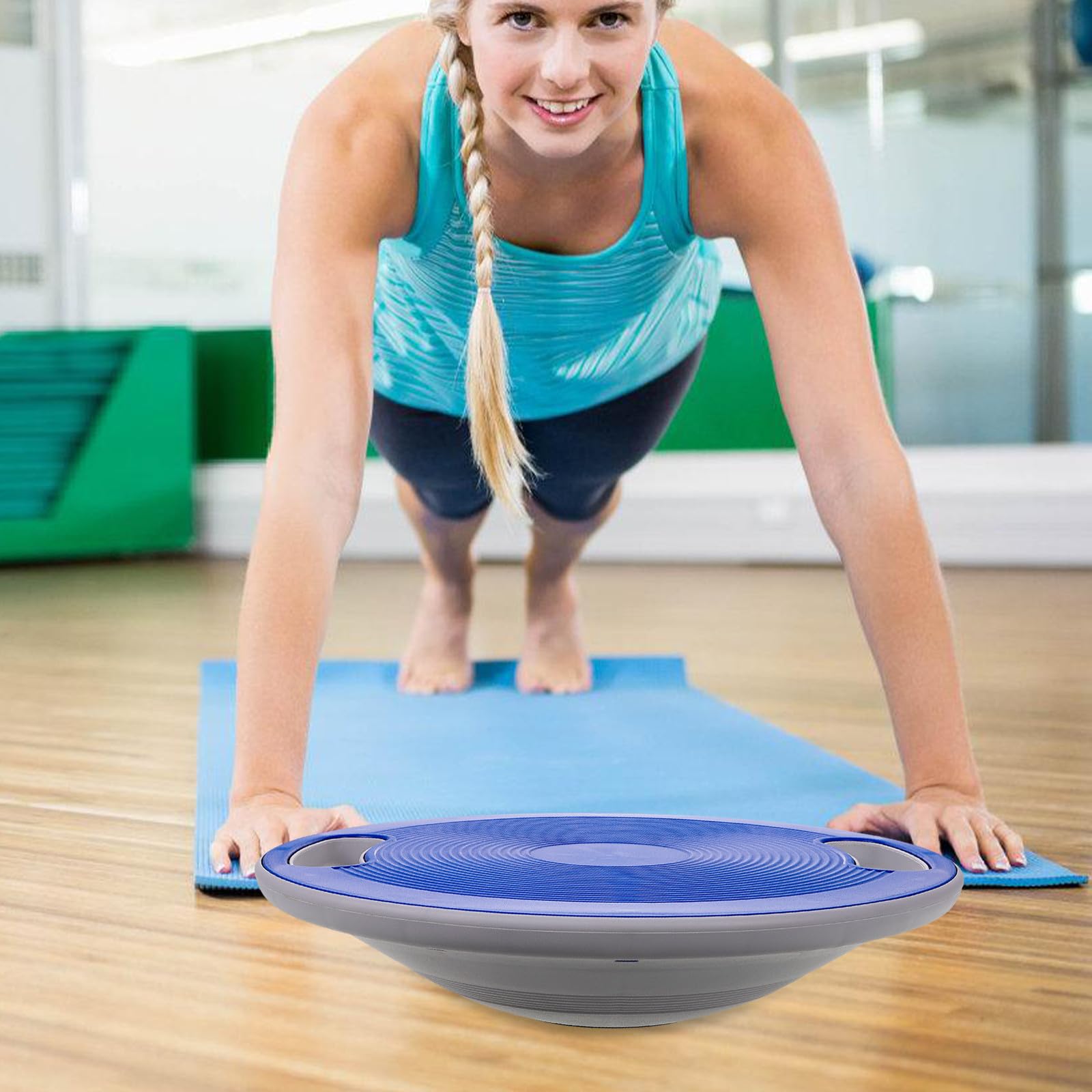 Pedana Girevole Fitness in Plastica Abs Design Multifunzionale per Allenamenti Pilates e Miglioramento Equilibrio per Adulti a Casa