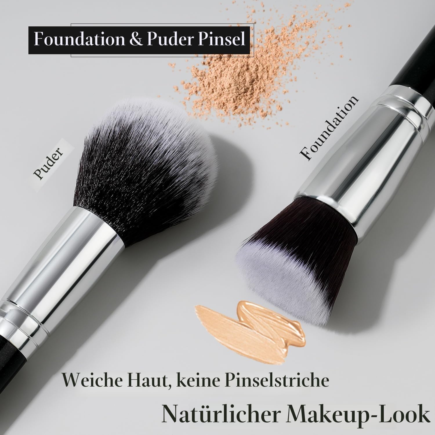 BEILI Pinselset Makeup, Schminkpinsel Set, 30 Stück makeup pinsel set professionell mit Detail Lidschattenpinsel, Foundationpinsel, Rougepinsel, Contouringpinsel, Concealerpinsel, Highlighterpinsel