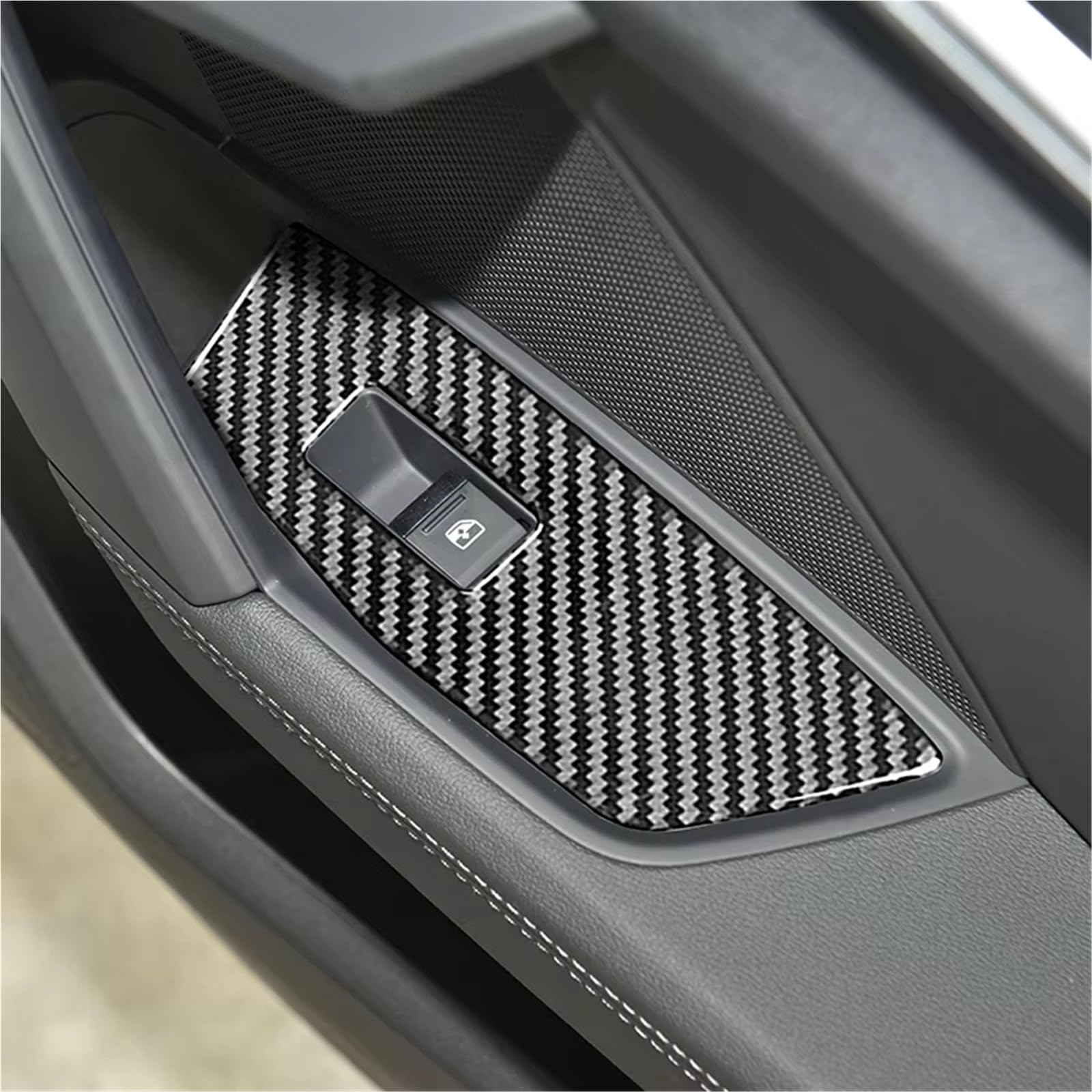 Cambio Pannello Telaio Copertura Pannell Per A3 Per 8Y 2021 2022 Accessori Auto Pulsanti Sollevamento Vetro Della Finestra Telaio Bracciolo Porta Pannello Interruttore Adesivo(LHD)