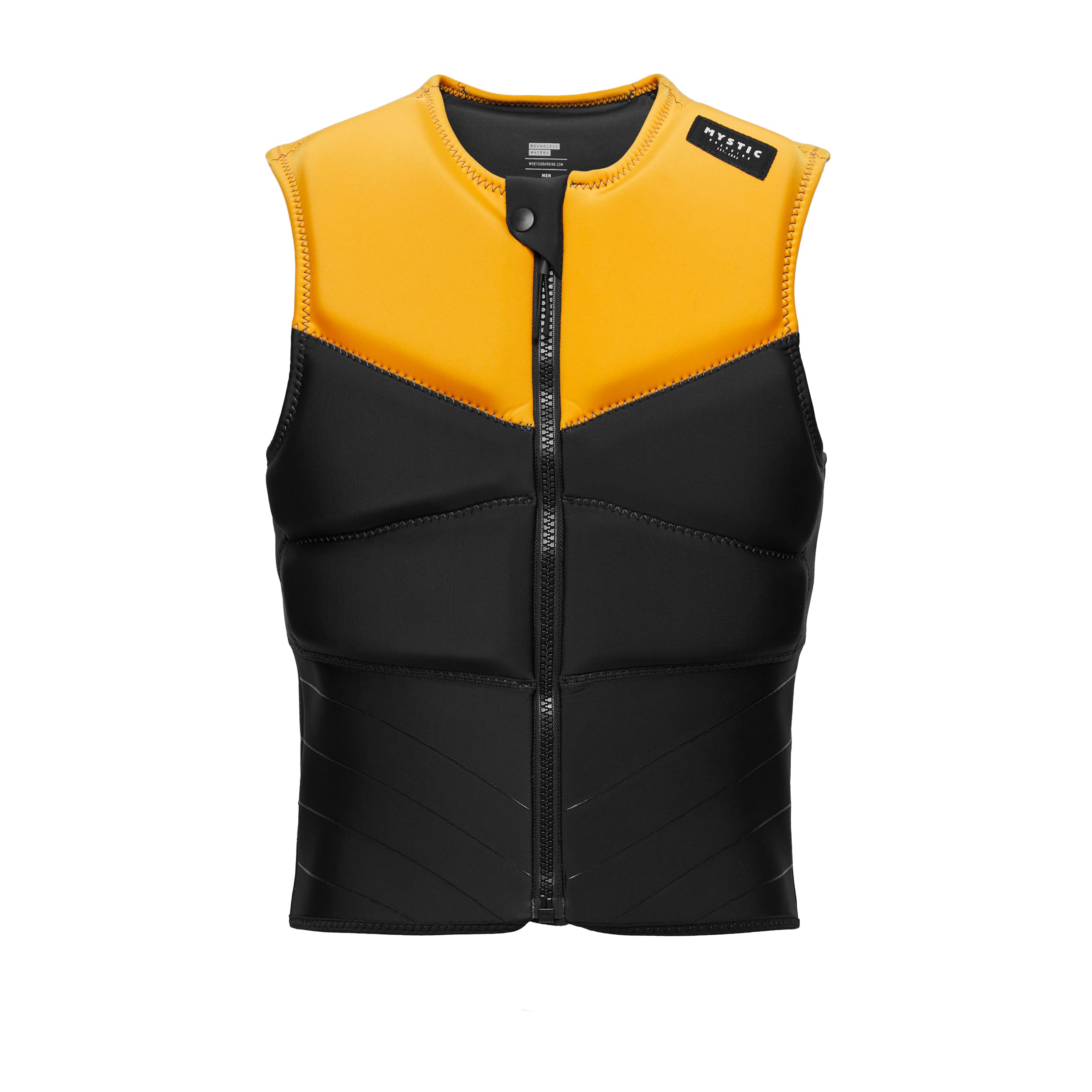 Mystic Mens Block Kite Front Zip Impact Vest 35005.230212 - Retro Orange