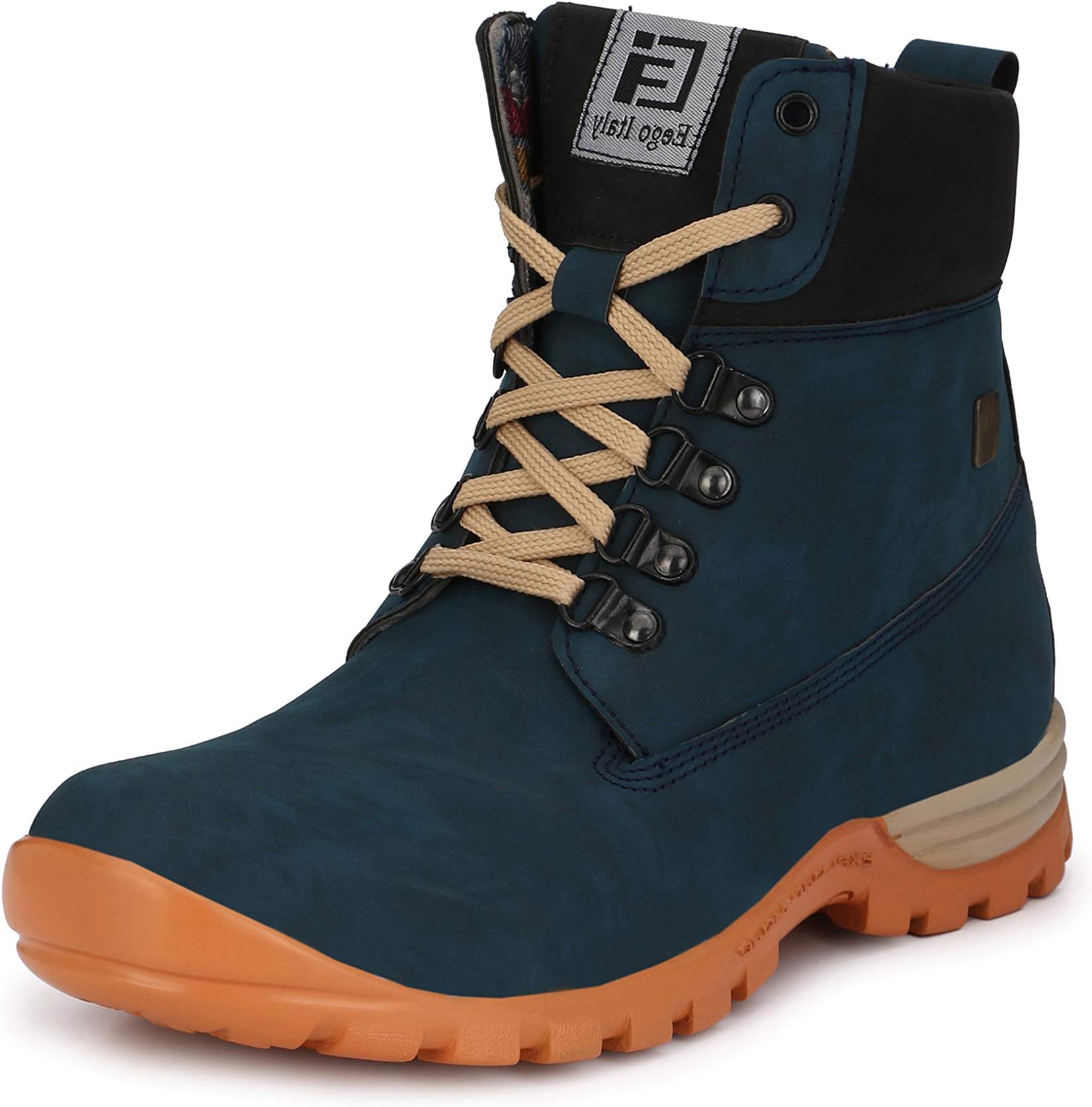 Blue Synthetic Men's Boot -8