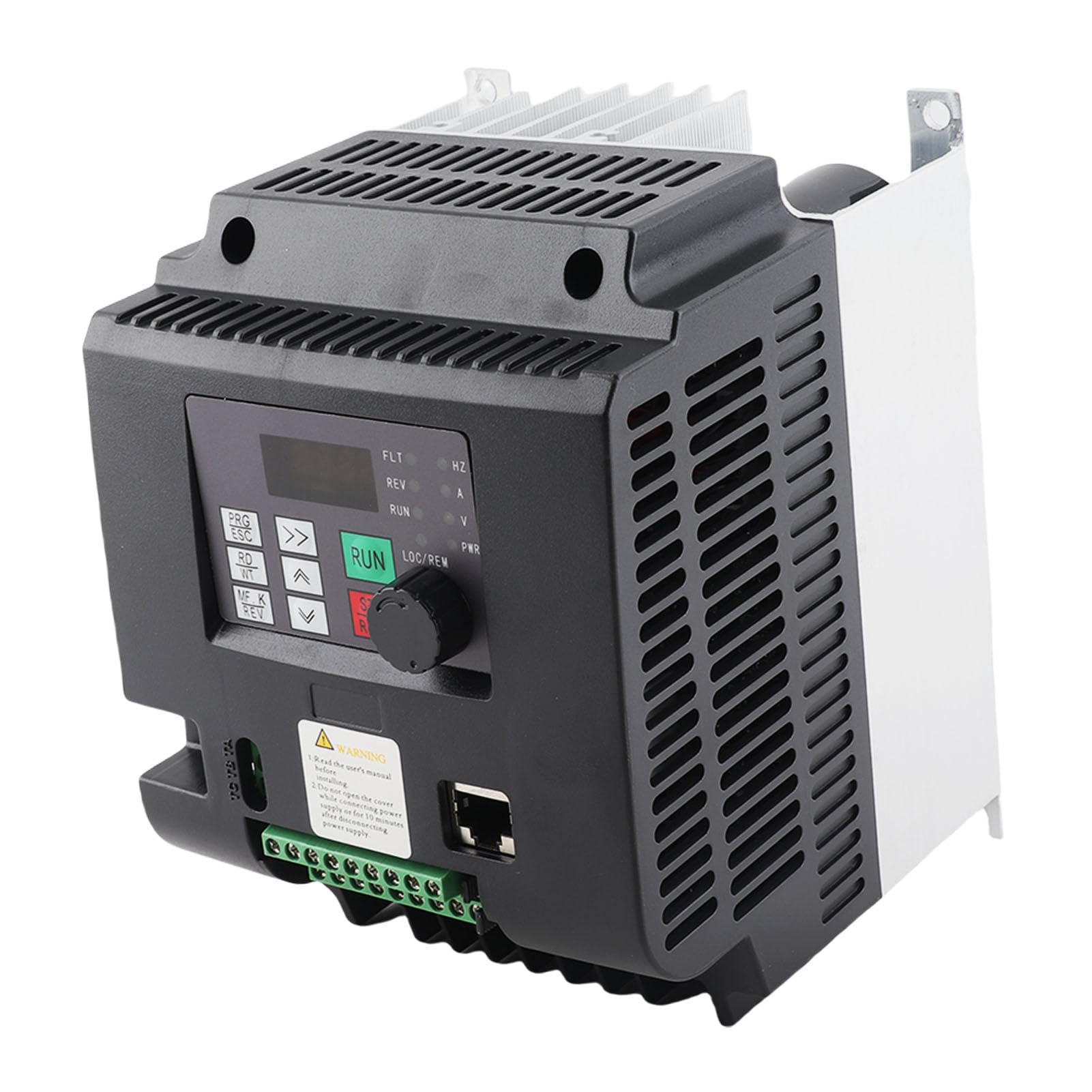 Inverter Solare da 4KW, Ingresso 200-400VDC Uscita 1PH 0-220VAC Azionamento a Frequenza Variabile, Display Digitale Regolatore di Velocità della Pompa Fotovoltaica con Controller MPPT,