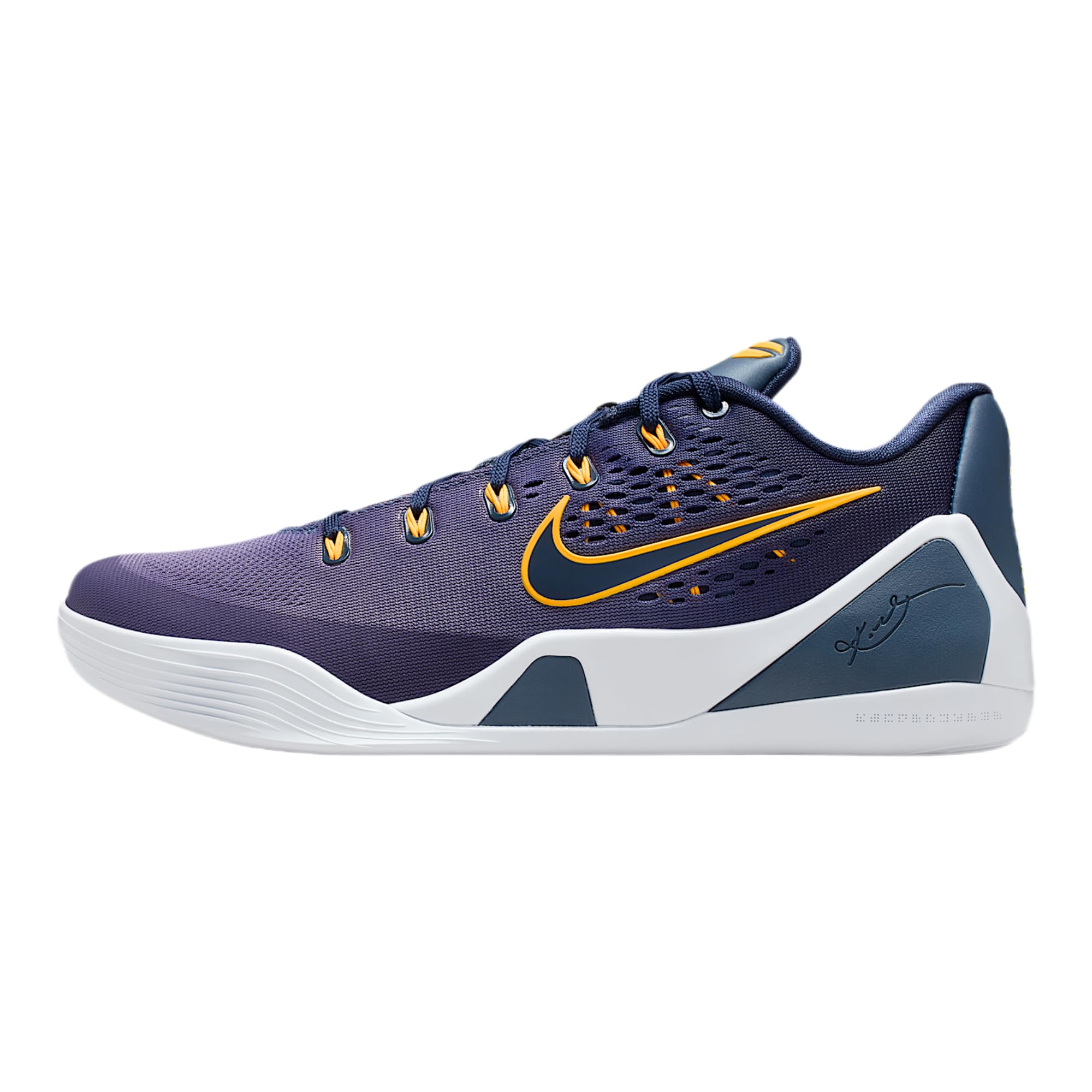 Nike Kobe IX Elite Low EM Protro Basketball Shoes (Thunder Blue/Laser Orange/Football Grey/Daybreak)