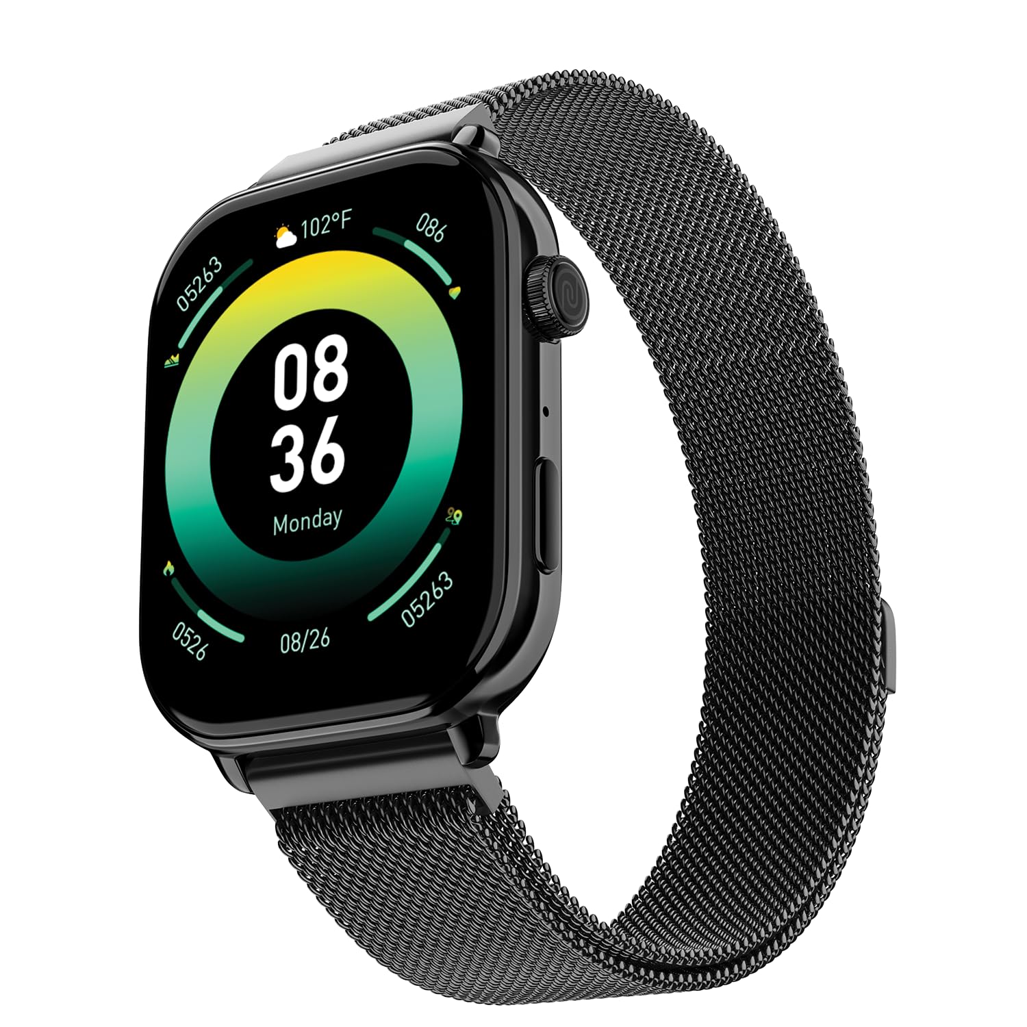 Noise Pulse 4 Max Smart Watch with AI Create (India's 1st Ever with Unlimited Watch Faces), AI Search, 1.96" AMOLED Display, Functional Crown, Premium Metallic Finish, Health Suite (Jet Black) — Amazon image 18