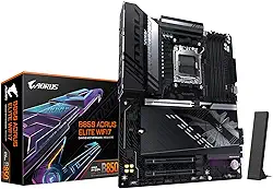 GIGABYTE Placa-mãe B850 AORUS Elite WIFI7 AMD AM5 LGA 1718, ATX, DDR5, 3X M.2, PCIe 5.0, USB-C, WIFI7, LAN 2,5GbE, EZ-Latch, Garantia de 5 anos