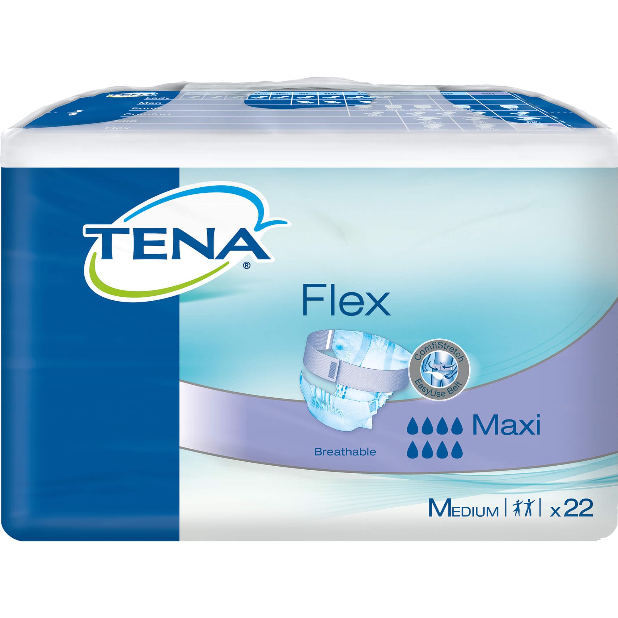 Tena - SCAHP725222 - Flex - Maxi Comfistretch Medium - Pack 22