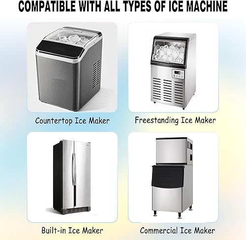 Miniatura 6 de xcivi Paquete de 6 máquinas de hielo para el hogar en polvo descalcificador compatibles con GE Profile Opal Ice Maker, máquina de hielo