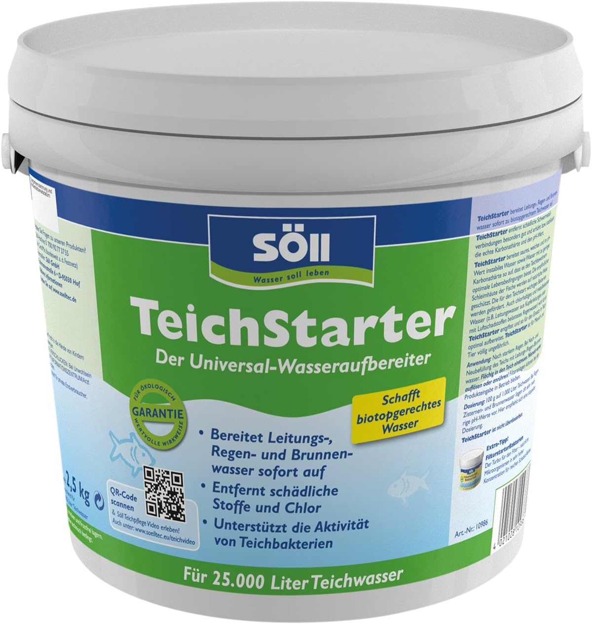 Söll 81739 TeichFit Grundpflegemittel für den Teich 5 kg ganzjährig
