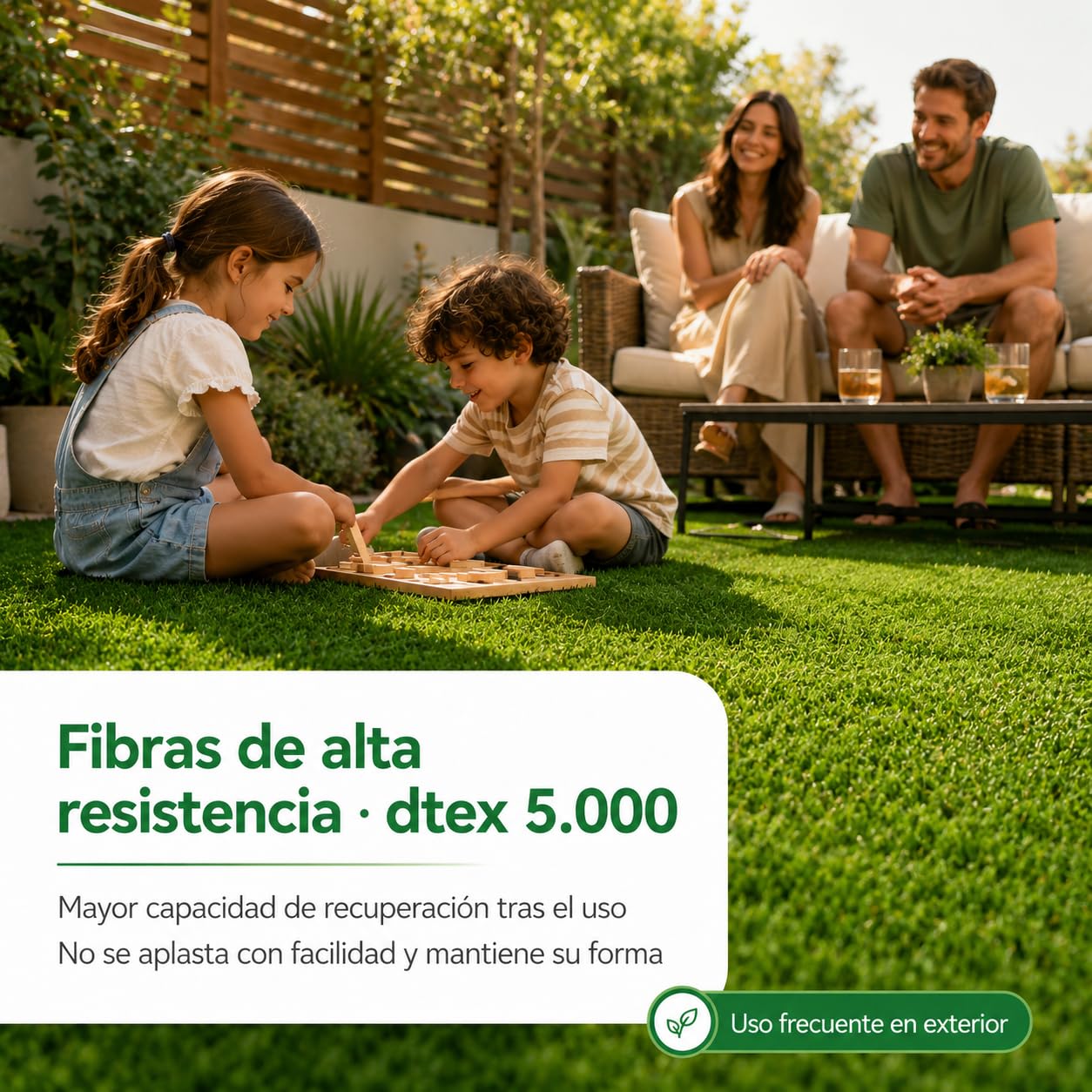 Césped Artificial Premium 20mm, Rollo 2x20 Metros, Modelo Grecia, 15.750 Puntadas, 5.000Dtex. Máximo Realismo, Alta Densidad, Ideal para Exteriores, Piscinas, Terrazas y Jardín