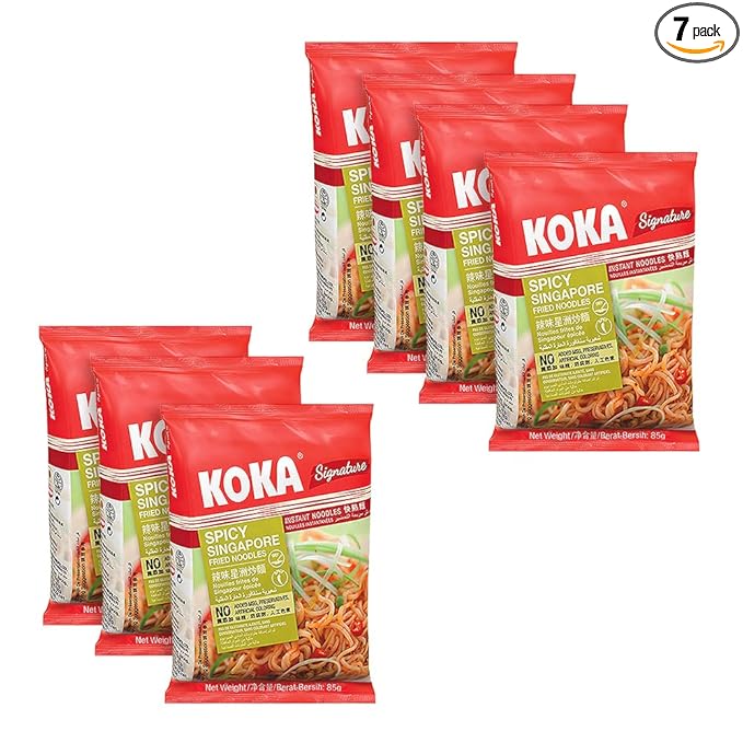 KOKA Signature Spicy Singapura Noodles(85g x 7 packs) 