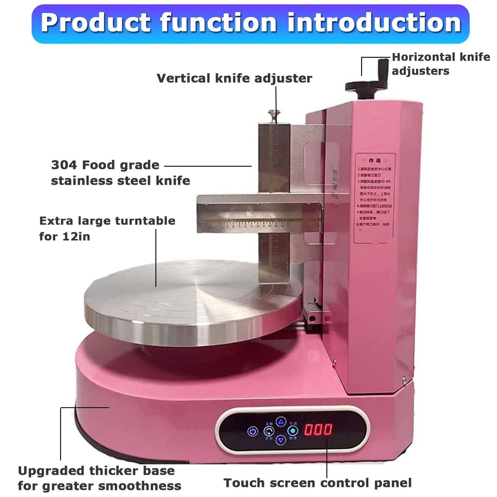 Máquina automática for esparcir crema de mantequilla for pasteles Máquina for untar crema for pasteles redondos Máquina de llenado de recubrimiento for esparcir crema for pasteles de cumpleaños Herram