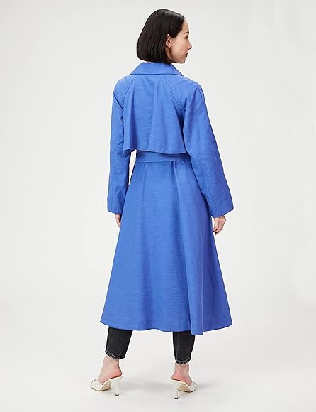 Amazon | [ミラオーウェン] タックデザインナロードレストレンチコート