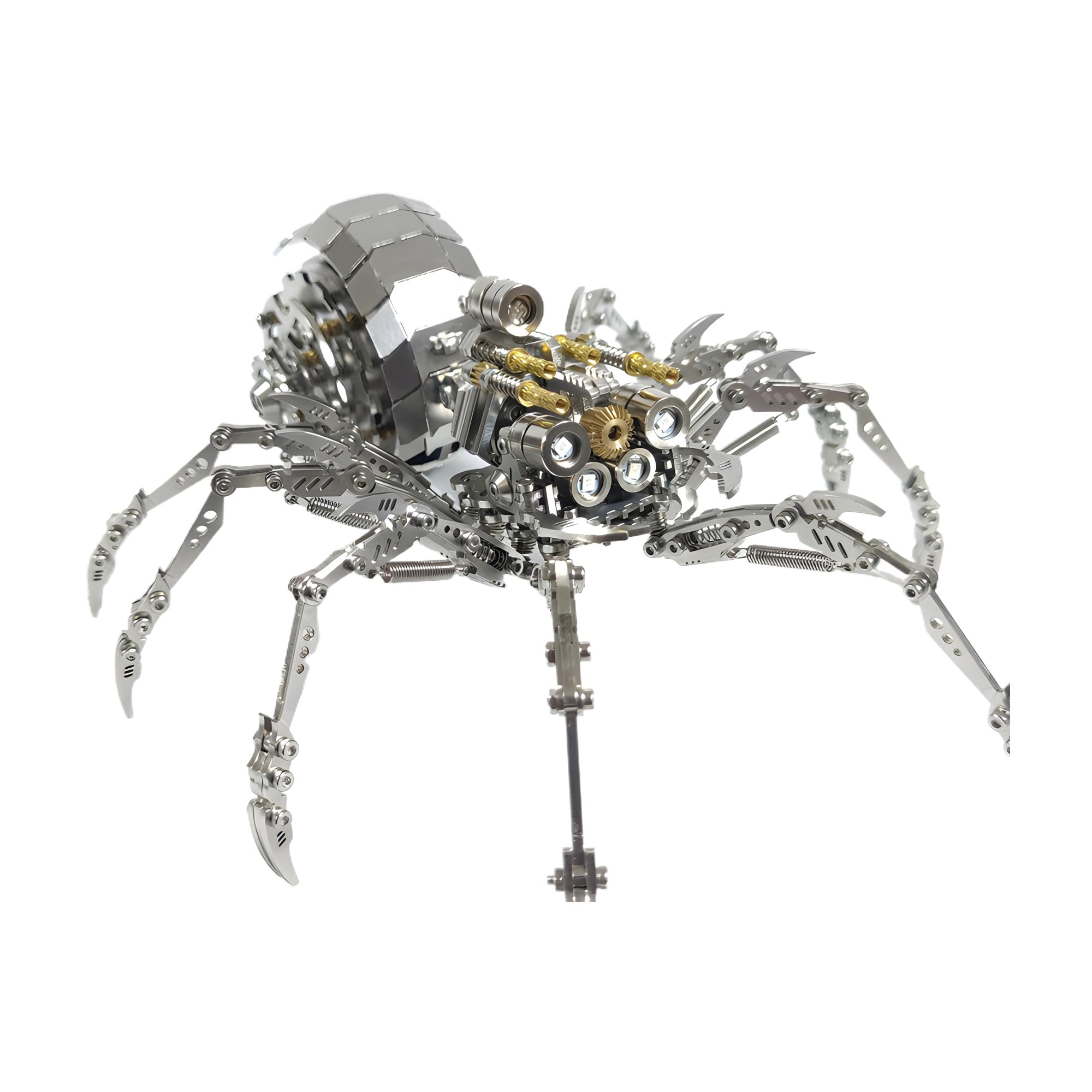Puzzle 3D de Metal para Adultos, Araña 510 Piezas con LED