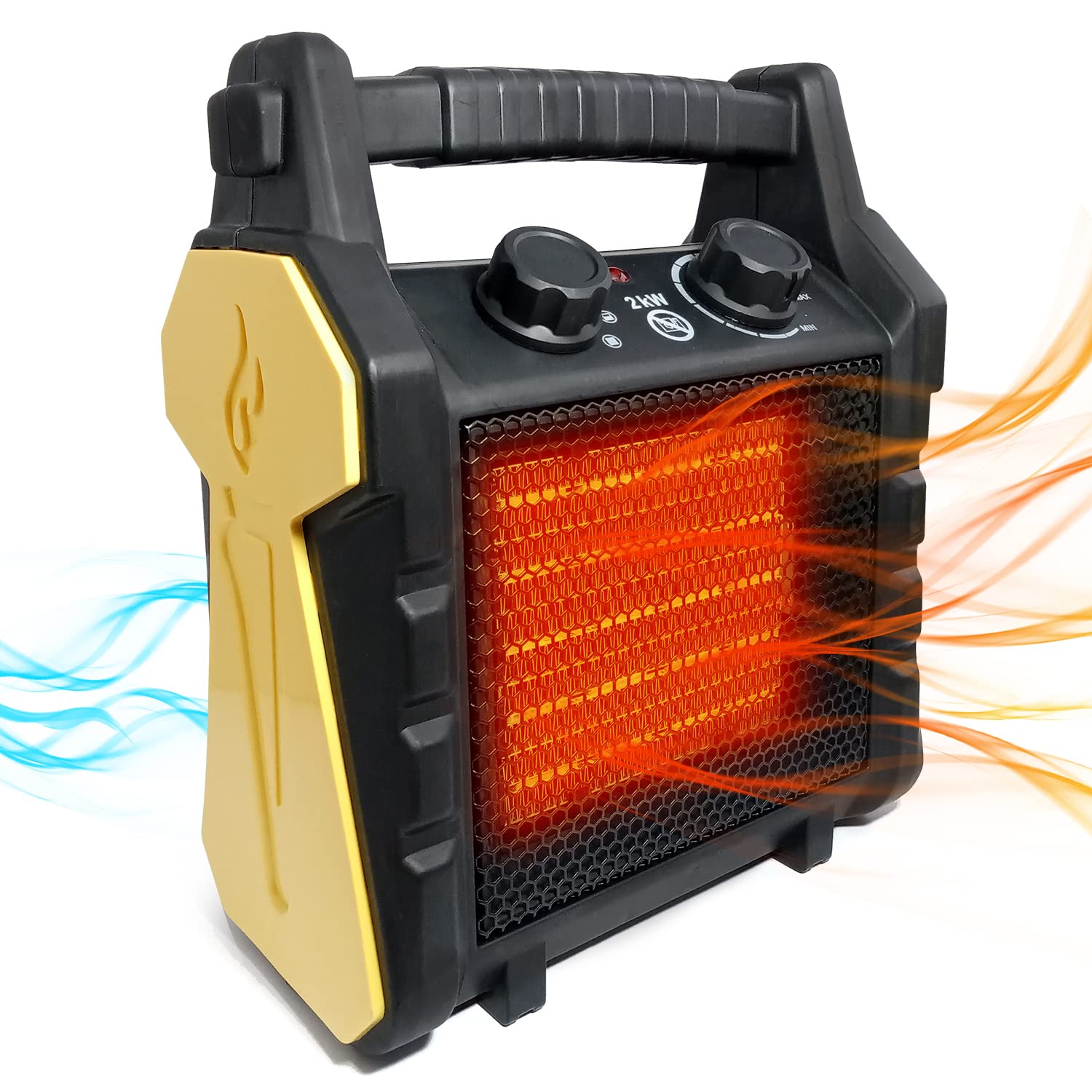 Elixir Gardens Industrial 2000W Electric Fan Heater | 20R3 (2kW) |  Household, Warehouse, Workshop, Garage, Caravan, Shed u0026 Site Space Heating  : Amazon.co.uk: DIY u0026 Tools