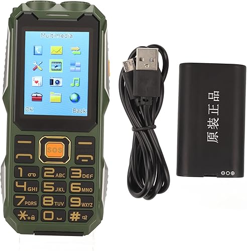 Miniatura 7 de ASHATA Q8 Unlocked Cell Phones for Seniors, 2G Mobile Phone Dual SIM, Big Button, Loud Voice Assistance, Super Flashlight, SOS Key, Unlocked Phone