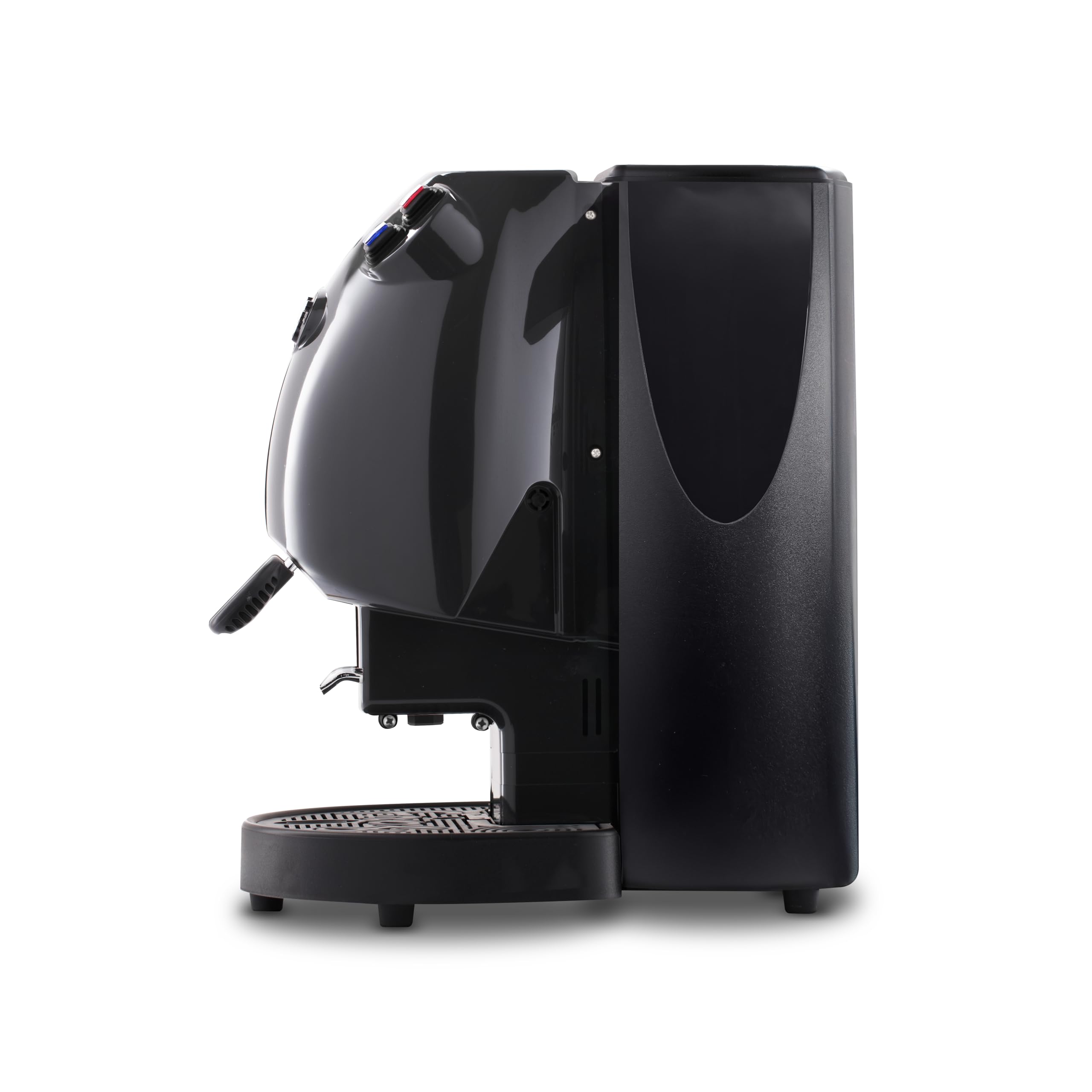 Didiesse Frog Revolution - Máquina de café en cápsulas de café espresso negro brillante para el hogar y la oficina, bonito diseño colorido para todos los entornos, bajo consumo 650 W (negro brillante)