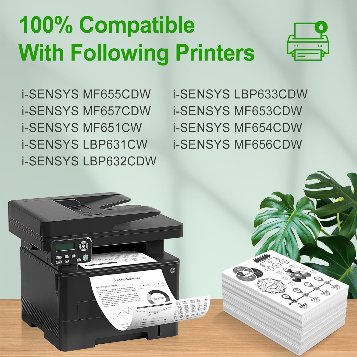 Cartuccia Toner 067H Compatibile Per Canon 067 LBP633Cdw LBP632Cdw - Foto 7