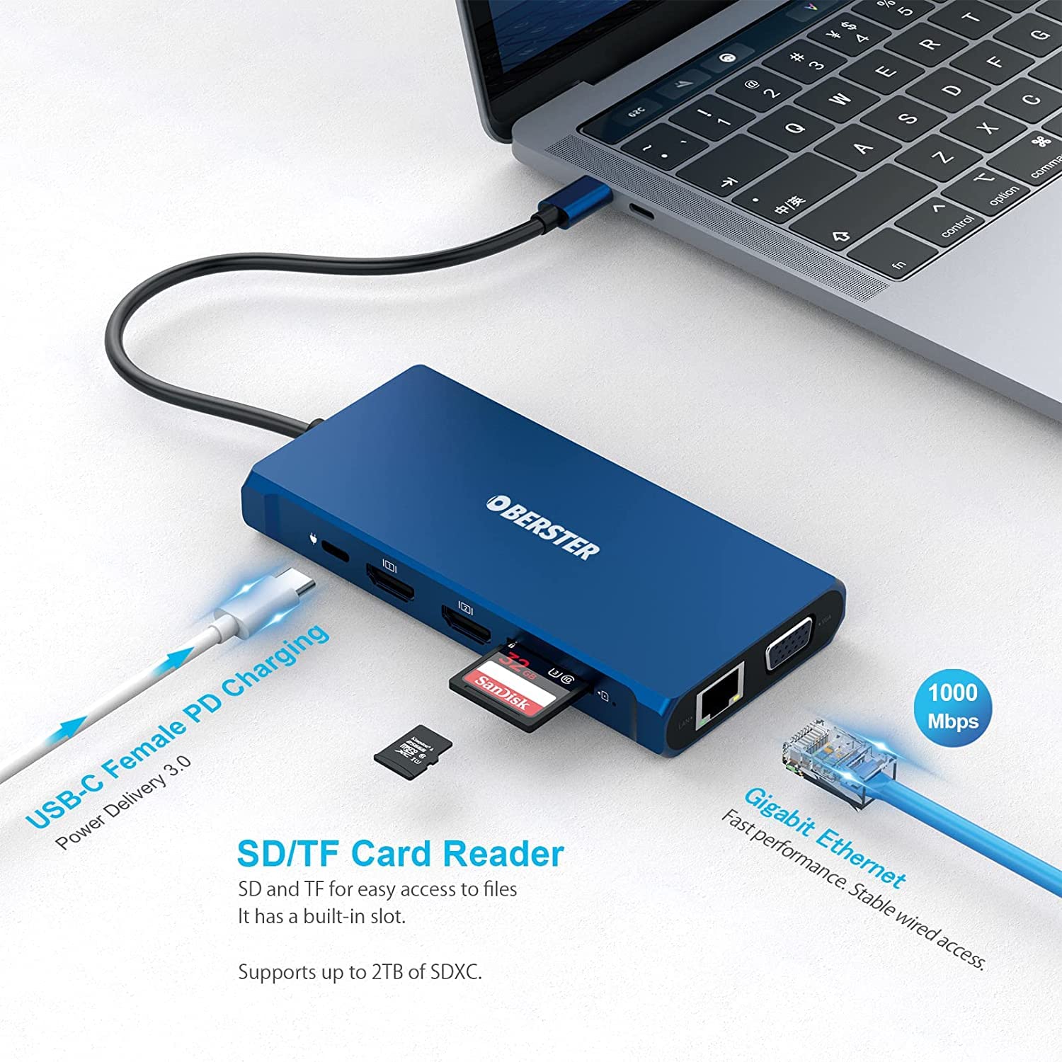 Station d'accueil usb 3.0, Interface multifonc... – Grandado