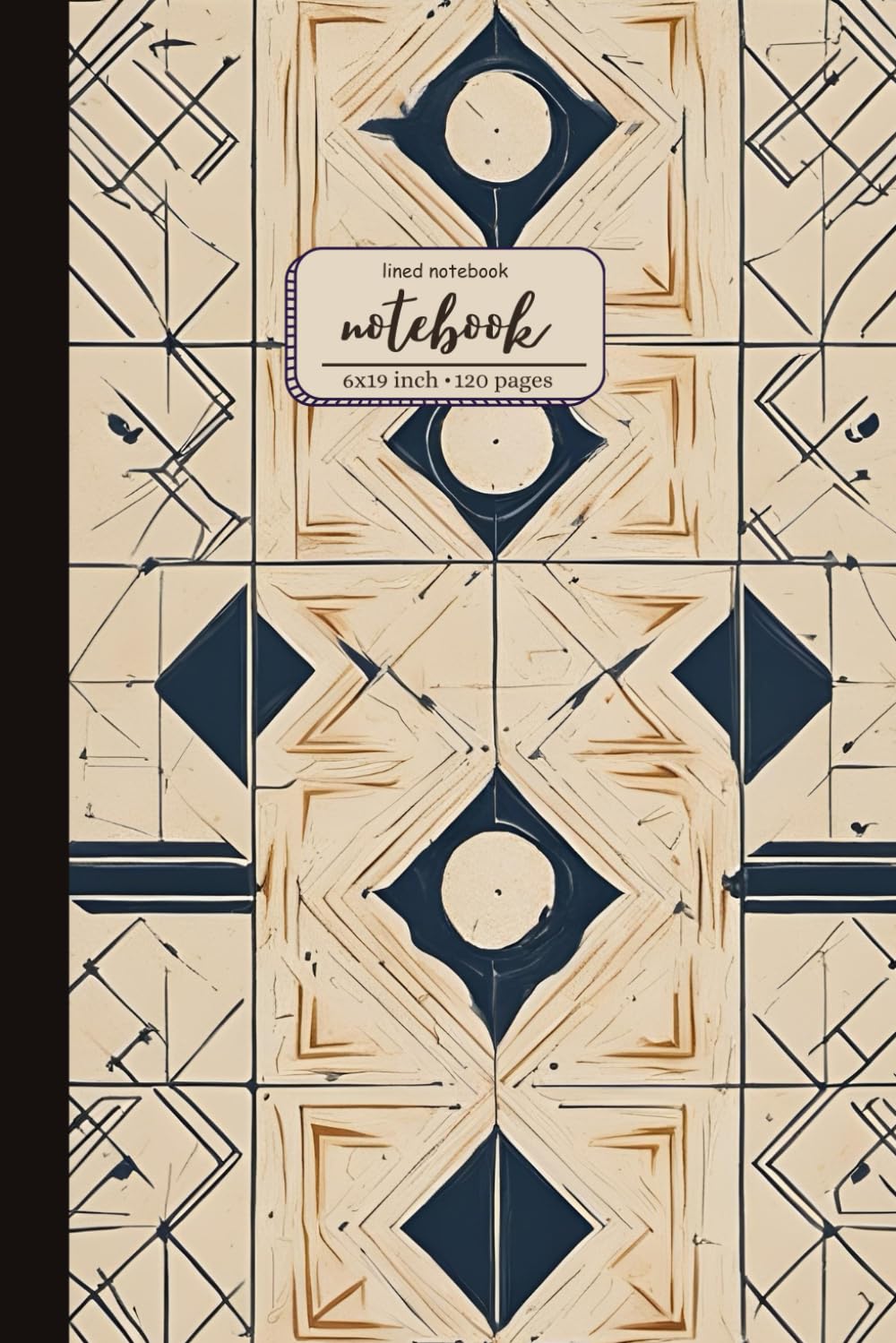 Symmetrical Simplicity - Lined Composition Journal Notebook Paper for Work/School/Office/Travel