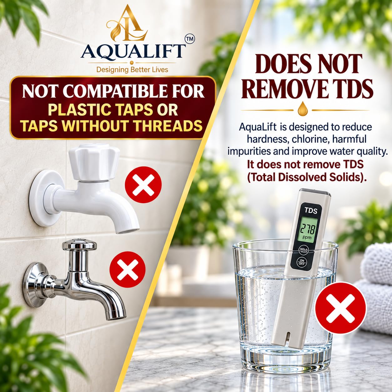 AquaLift Hard Water Filter - Shower Filter -8 AquaLift Hard Water Filter - Shower Filter -8