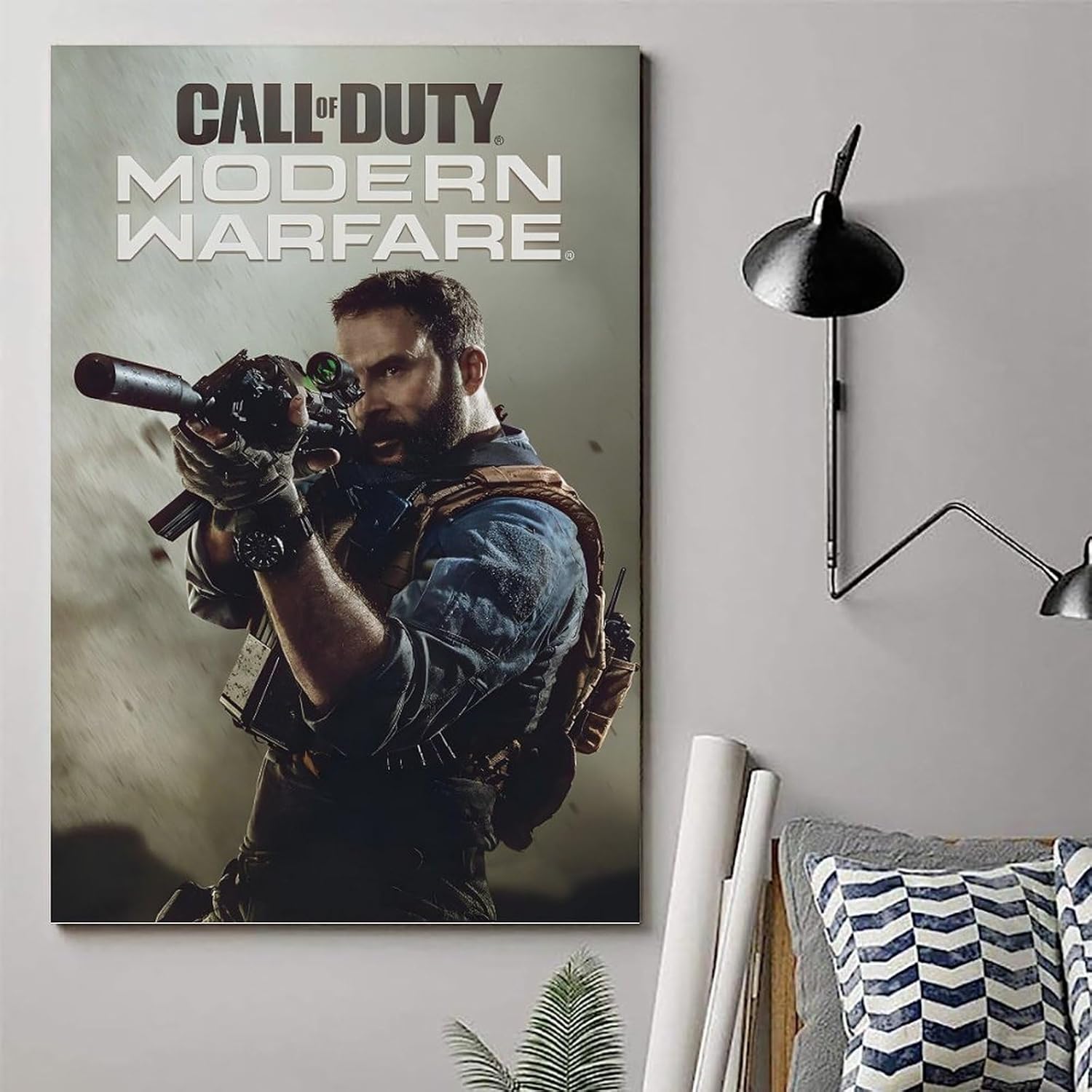 GOPOSCY Call of Duty Poster Decorative Canvas Poster Wall Art Decor Living Modern Family Bedroom Decoration Poster 24x36inch(60x90cm) Unframe-style 7 71rZi2sedJL. AC SL1500