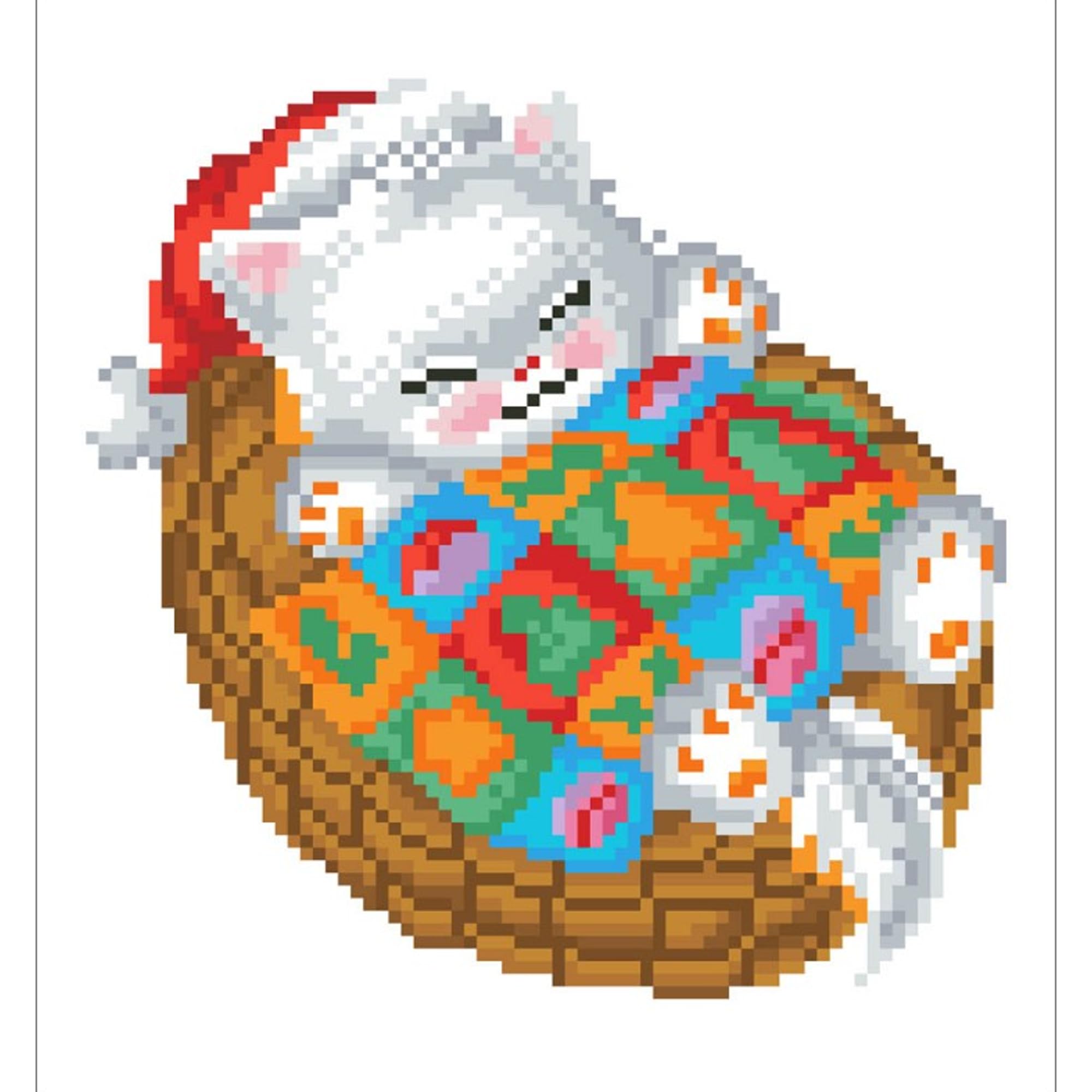 Diamond Dotz Weihnachtshund – Diamantmalerei-Set Ca. 23x25 Cm, Inkl. Steine, Stift & Anleitung (für Kinder & Erwachsene)
