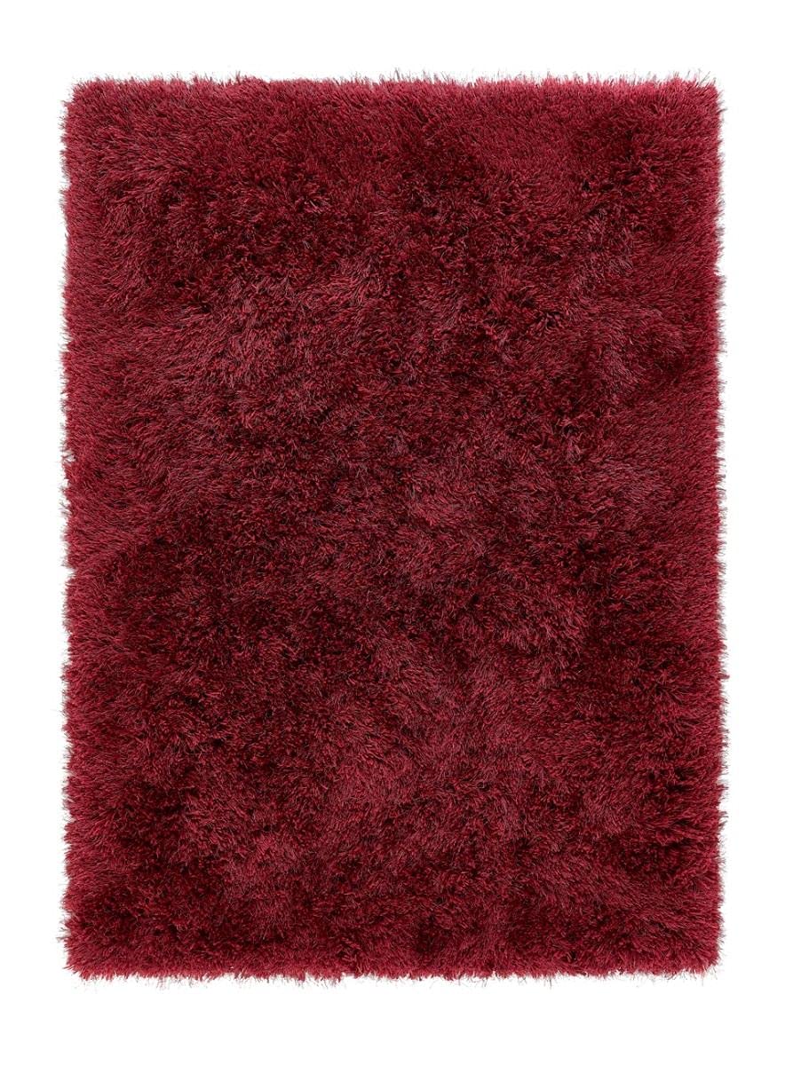 The Rugs Red Extravagance Wine Shaggy Rug