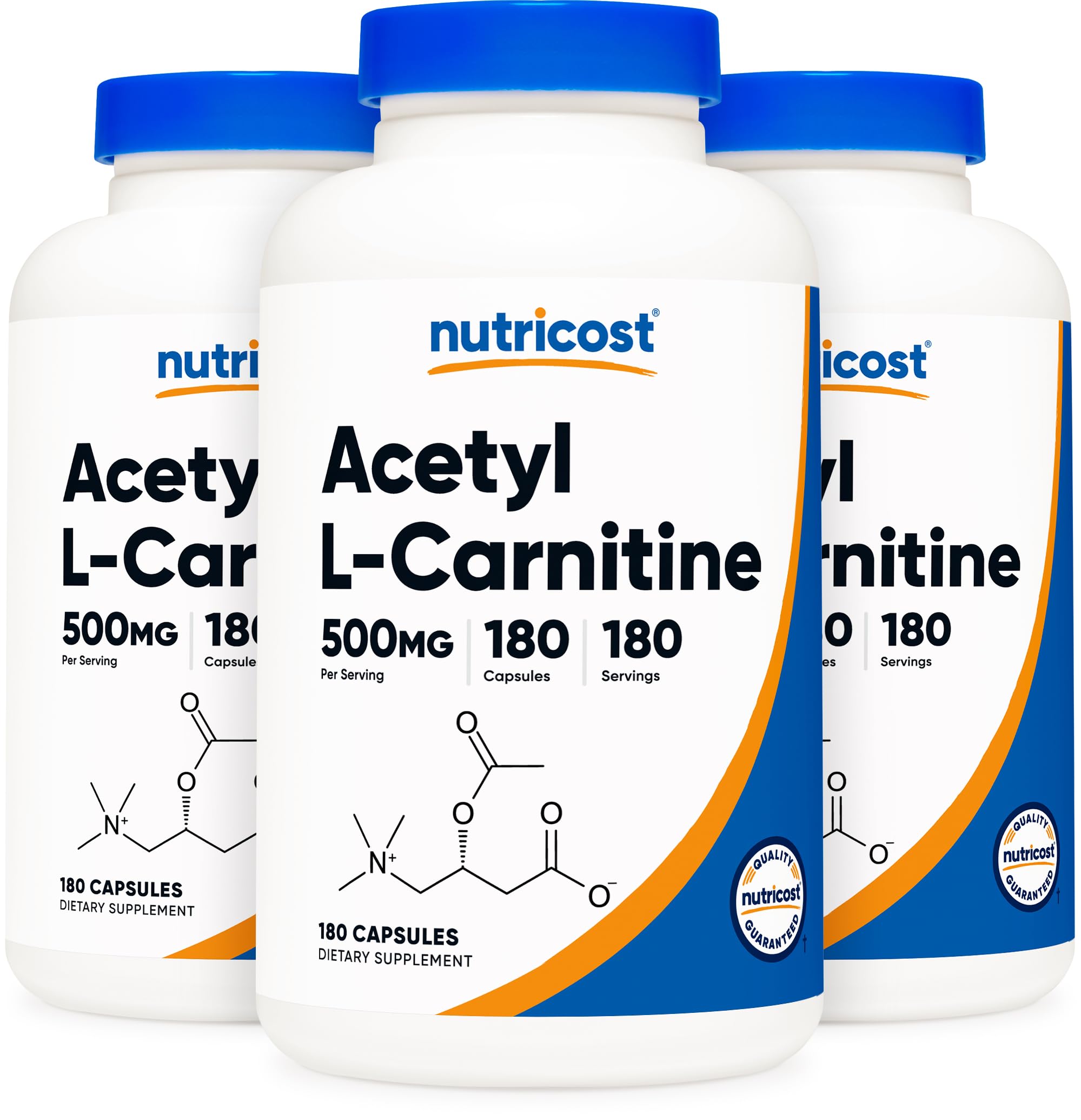 l acetil carnitina 500 mg Amazon.com: Nutricost Acetyl L-Carnitine 500mg, 180 Capsules