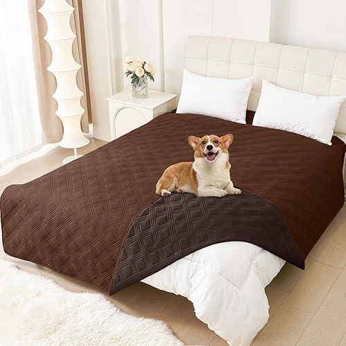 Miniatura 45 de hyha Manta impermeable para perro, manta reversible para mascotas, funda de sofá suave lavable para perros, funda impermeable para sofá para