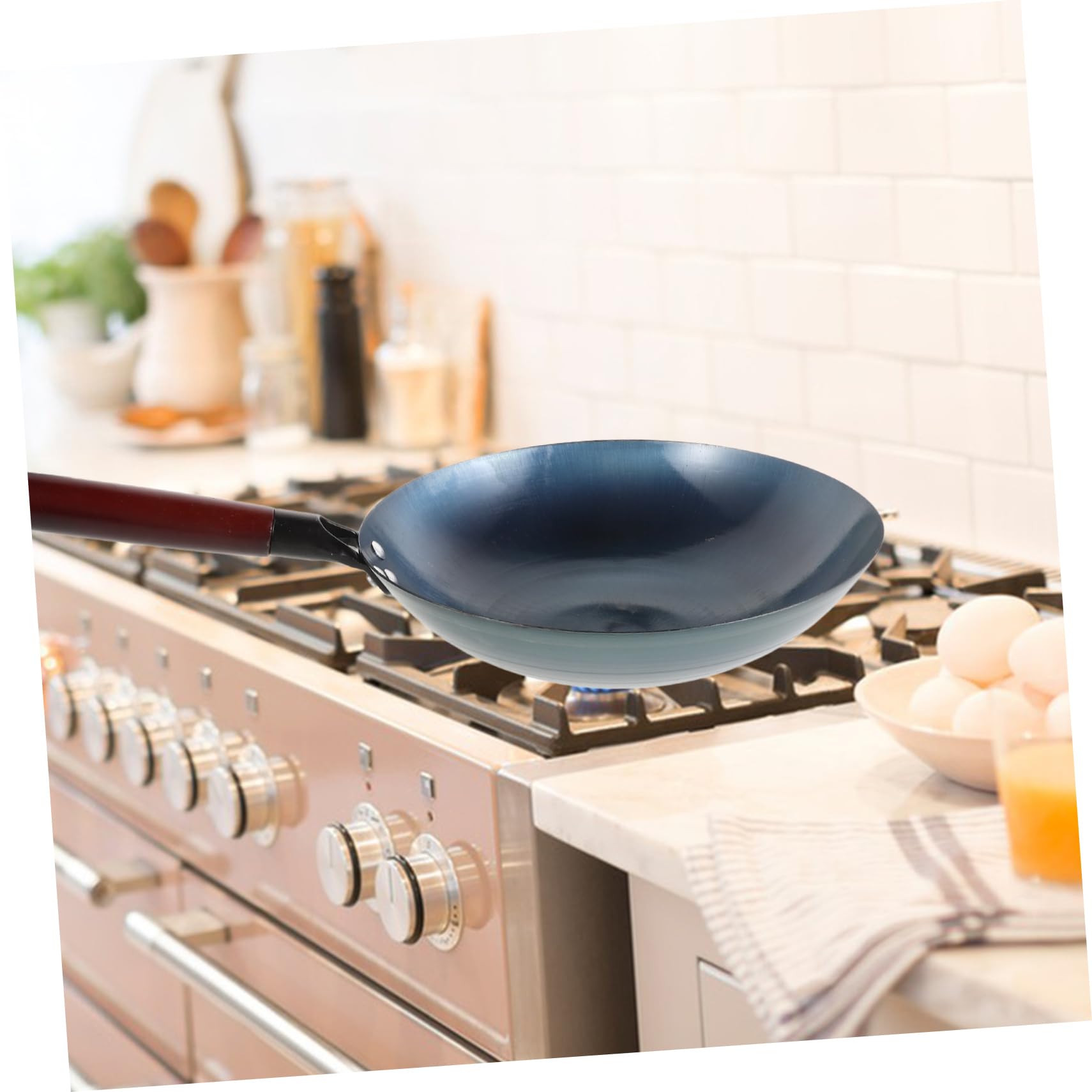 Mikinona Wok Antihaftpfanne Chinesische Bratpfanne Antihaftpfanne Bratpfanne Antihaft Bratpfanne Herdpfanne Outdoor Grillpfannen Antihaft Kochgeschirr Antihaft Bratpfanne Antihaft