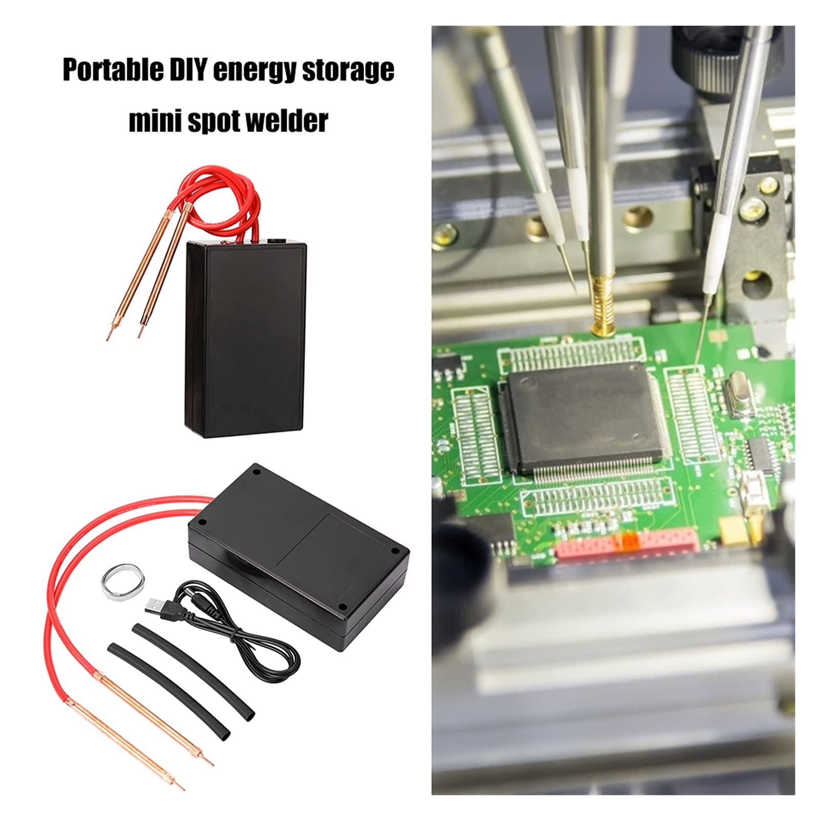 Amazon｜スポット溶接機ポータブル6ギア調整可能なミニスポット溶接機