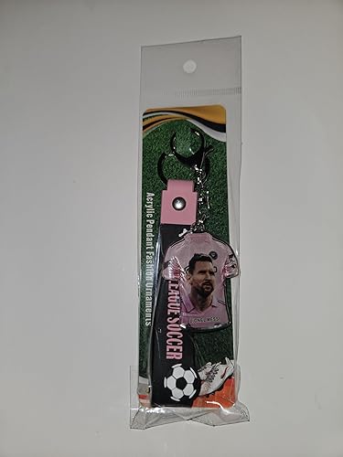 Miniatura 3 de Llavero Lionel Messi número 10 Miami Pink - Miami International, Llavero colgante, para mochilas, bolsos, perfecto para regalo, Miami Rosa, Regalos