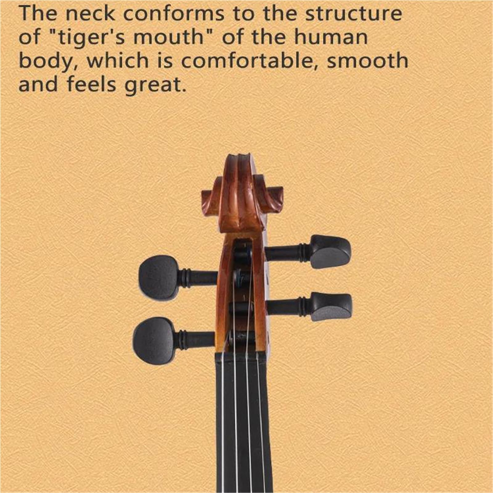 Violino Acustico Per Strumento A Corde Di Violino A Grandezza Naturale 4/4 Per Principianti