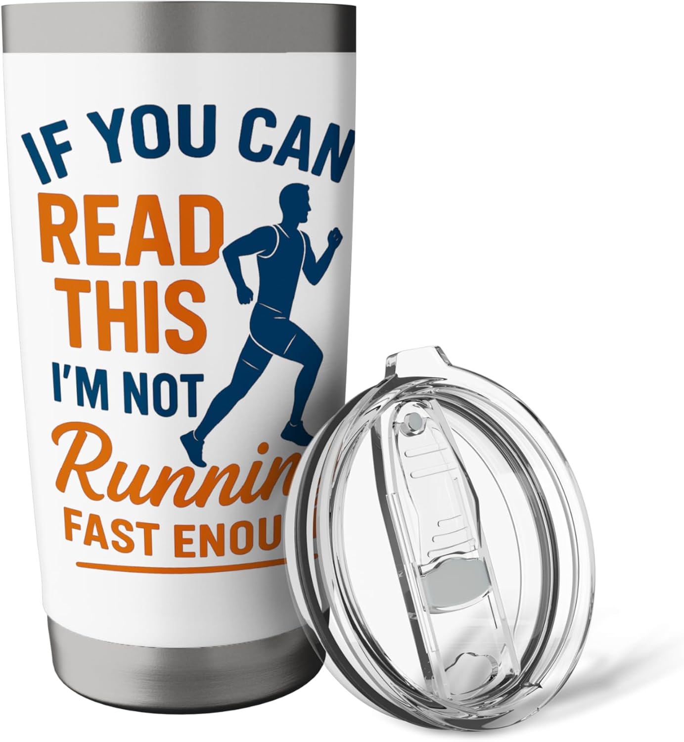 Cross Country Runner Athlete Track & Field Football Teen Boy Stainless Steel Insulated Tumbler - Image 5