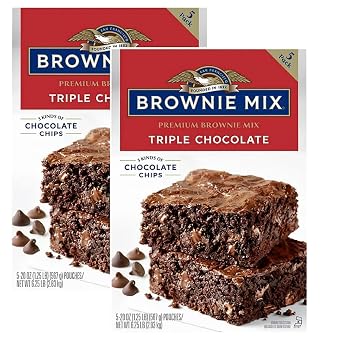 Triple Chocolate Brownie Mix, 90 Servings, 5 Pack 2 Pack