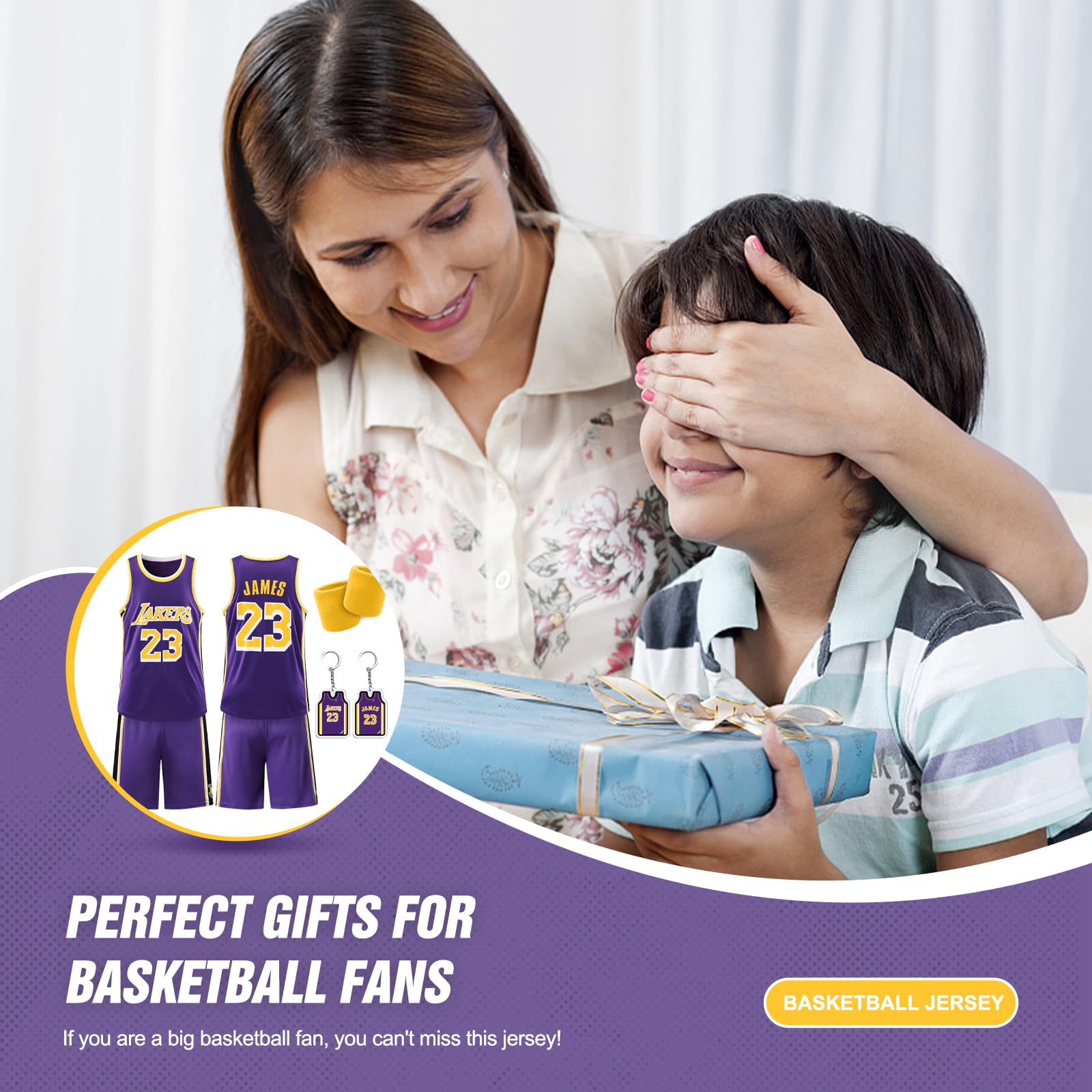 Pardofelis Camiseta de baloncesto para niños, ropa de baloncesto con envolturas, camiseta de entrenamiento para niños, de secado rápido, camiseta de baloncesto
