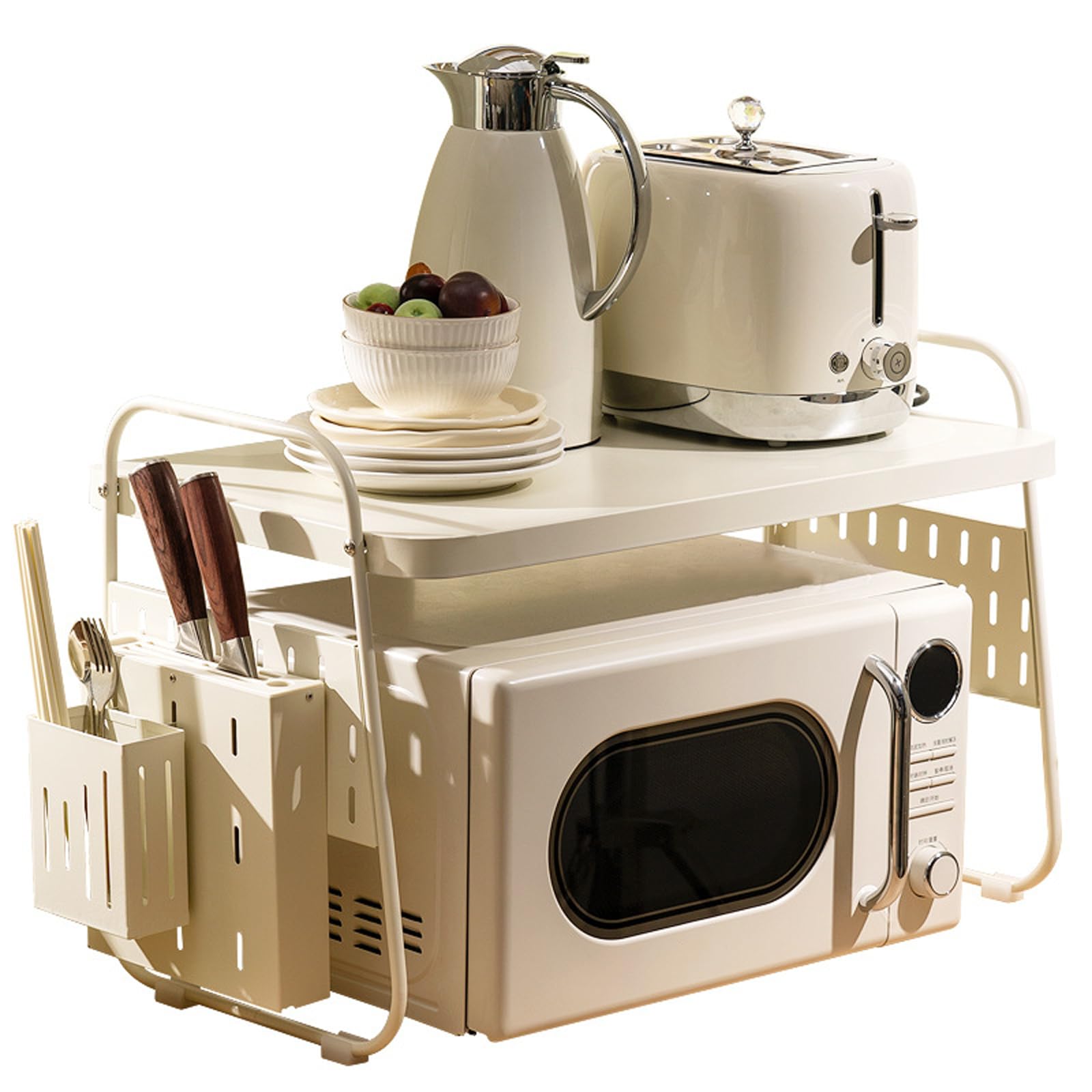 Support micro-ondes robuste organisateur de comptoir durable cuisine - 8