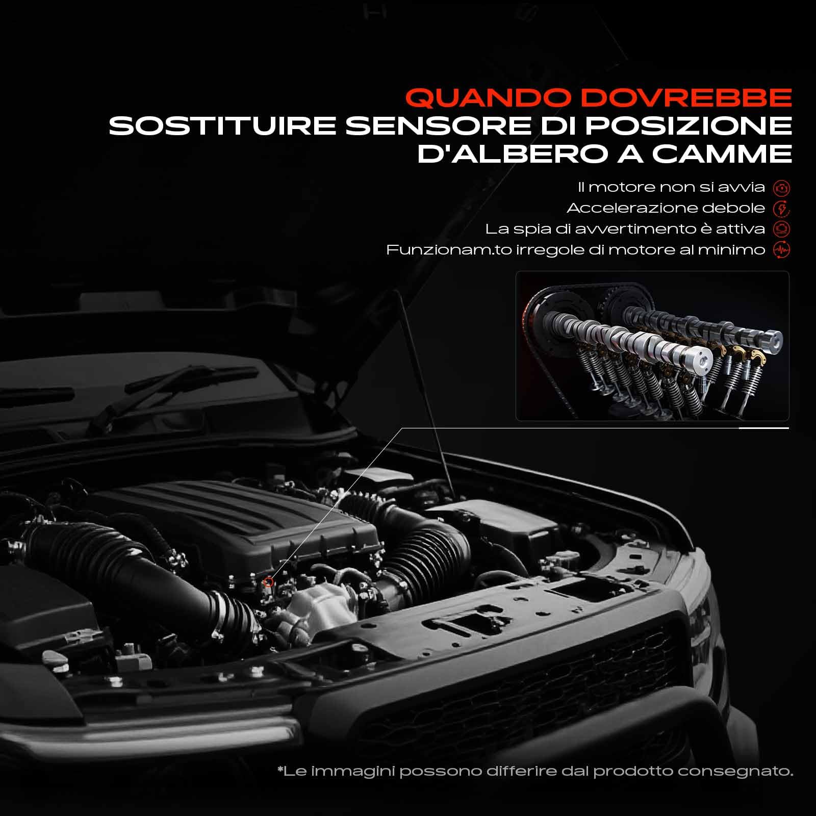 Frankberg Posizione dell'albero Motore Sensore dell'albero Motore 3-Poli Compatibile con Insignia A Sports Tourer G09 Astra J CaR.A.Van P10 147 937 159 939 Signum Z03 Replace# 5S13799
