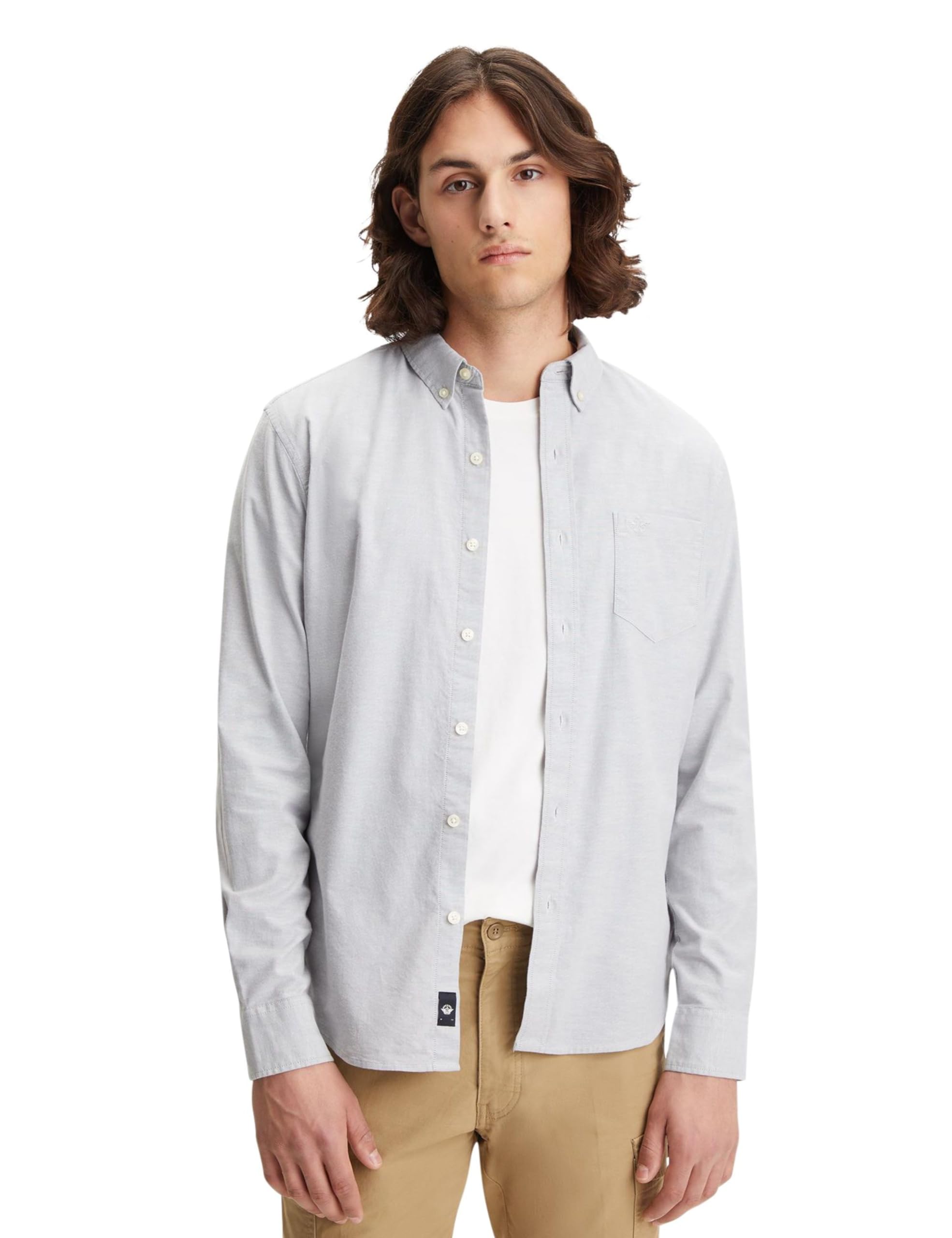 Dockers Men's Gris Oxford Shirt T2