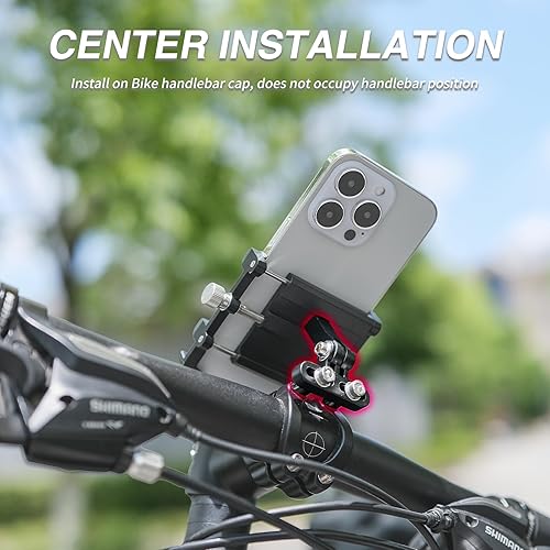 Miniatura 2 de Soporte para teléfono de bicicleta, soporte de teléfono de bicicleta, soporte de aluminio para teléfono celular para MTB, bicicleta de carretera,