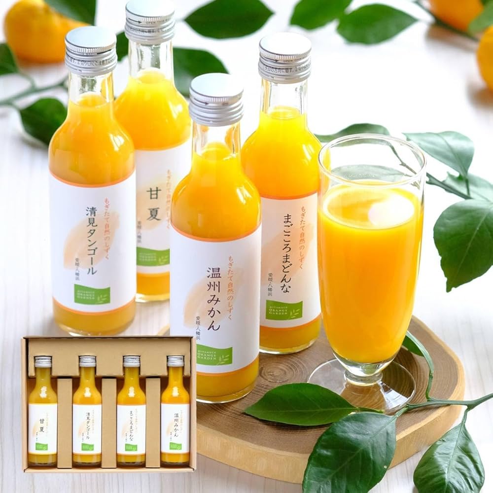 （1ケース限定）最高級みかんジュース(300ml)✕35本入り Amazon.co.jp: [ミヤモトオレンジガーデン] みかんジュース 愛媛