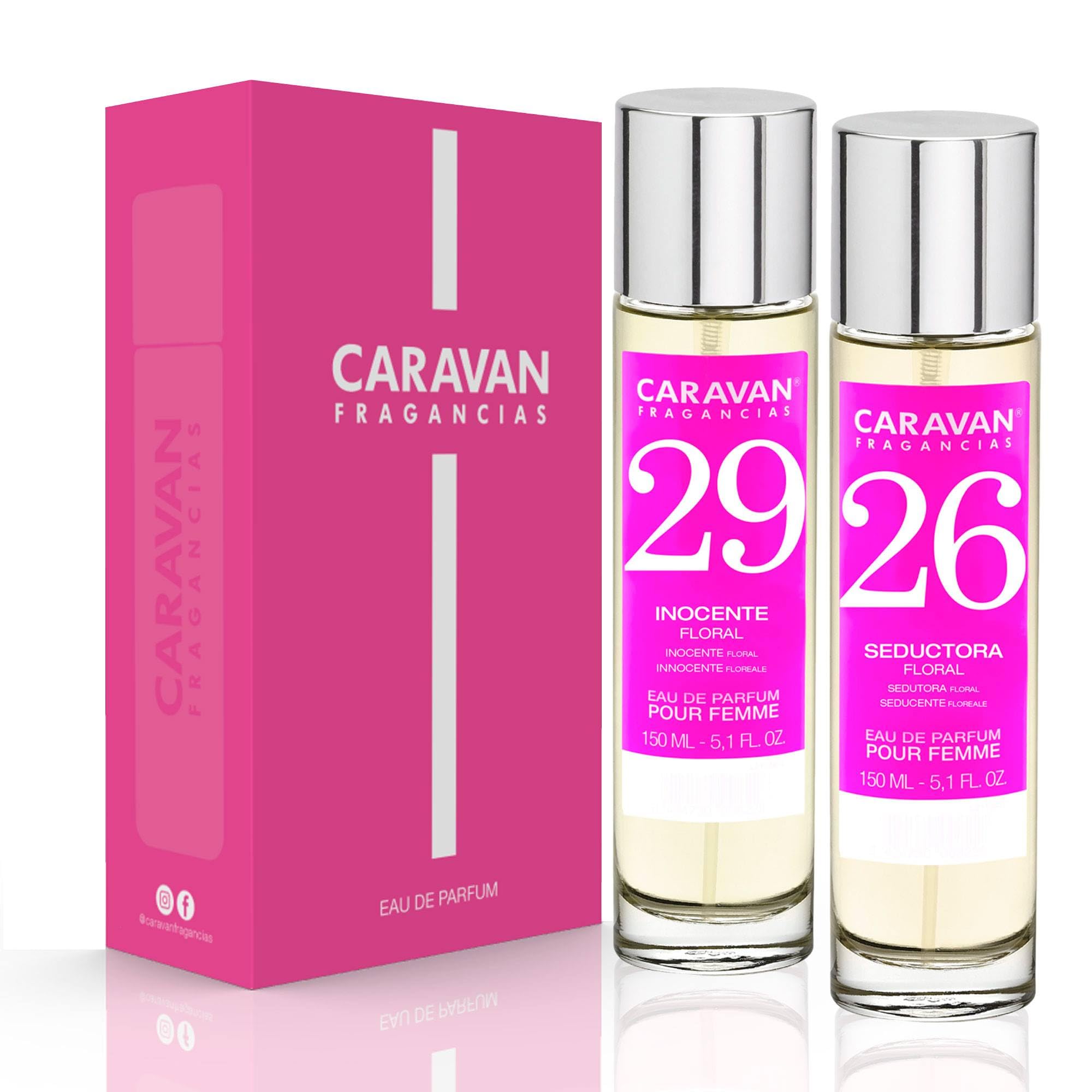 CARAVAN FRAGANCIAS - CAJA DE REGALO con 2 Perfumes: Nº26 y Nº29 de 150 ml, para mujer